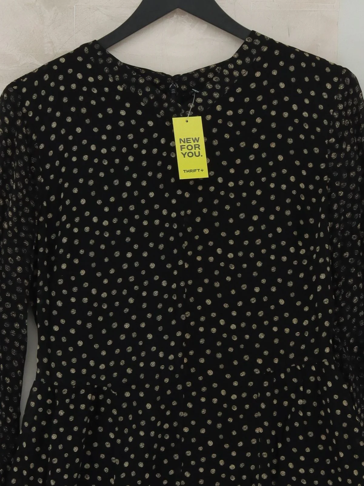 Whistles T-Shirt Mini Dress UK10 in Black - Image 3