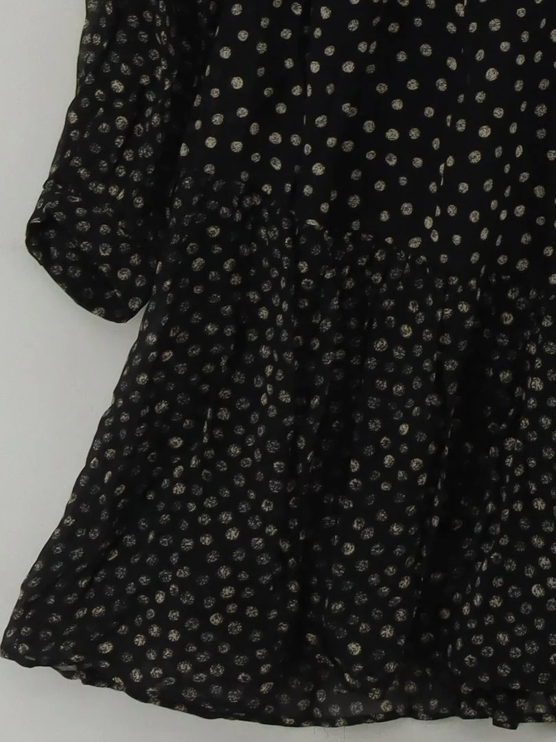 Whistles T-Shirt Mini Dress UK10 in Black - Image 4