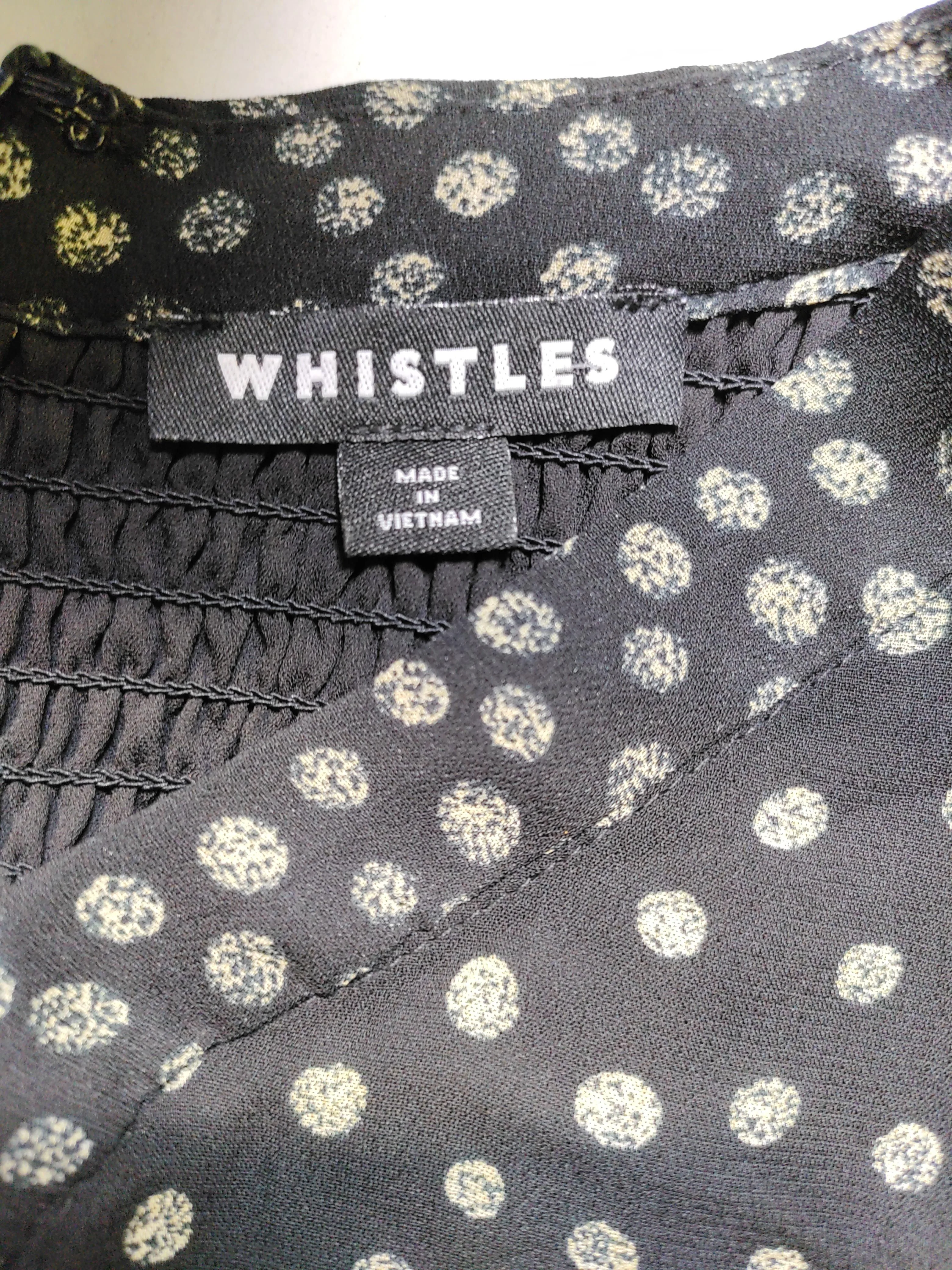 Whistles T-Shirt Mini Dress UK10 in Black - Image 5
