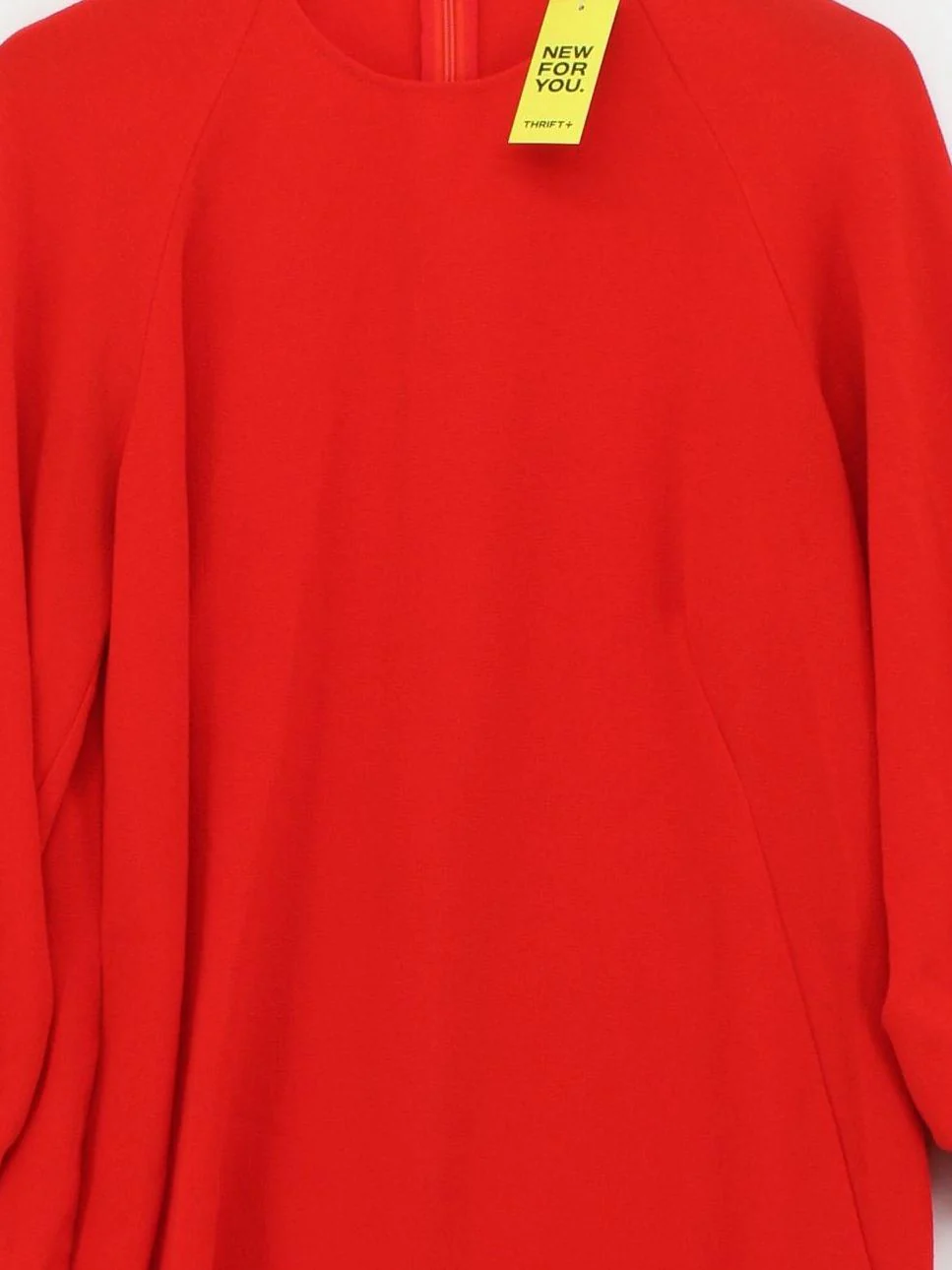 Whistles T-Shirt Mini Dress UK12 in Red - Image 3