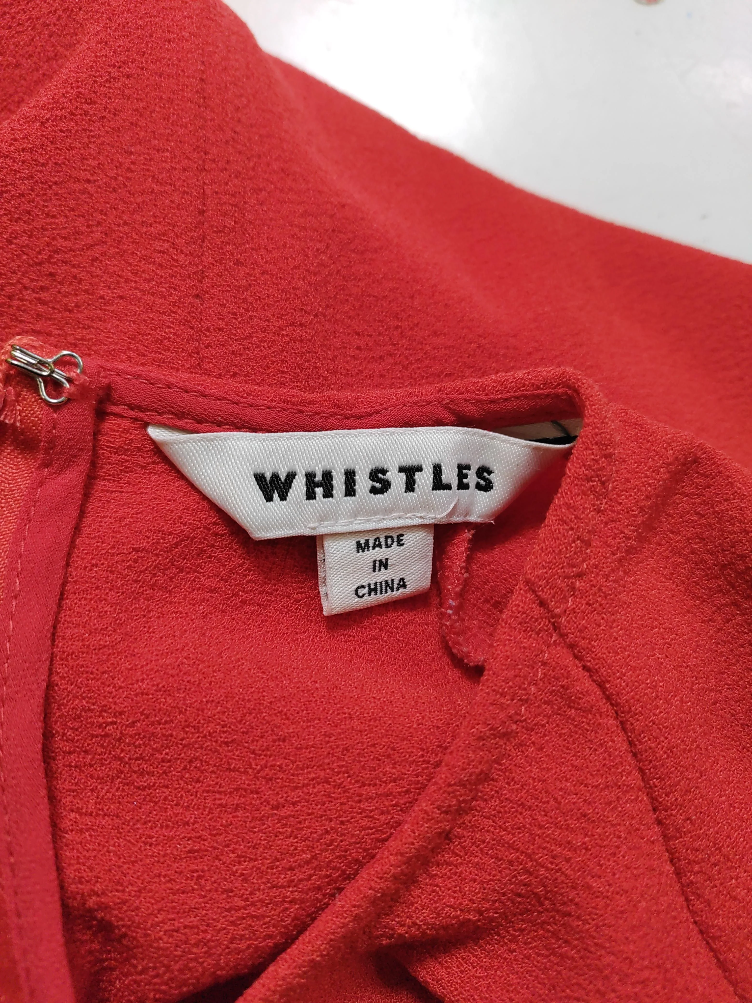 Whistles T-Shirt Mini Dress UK12 in Red - Image 5