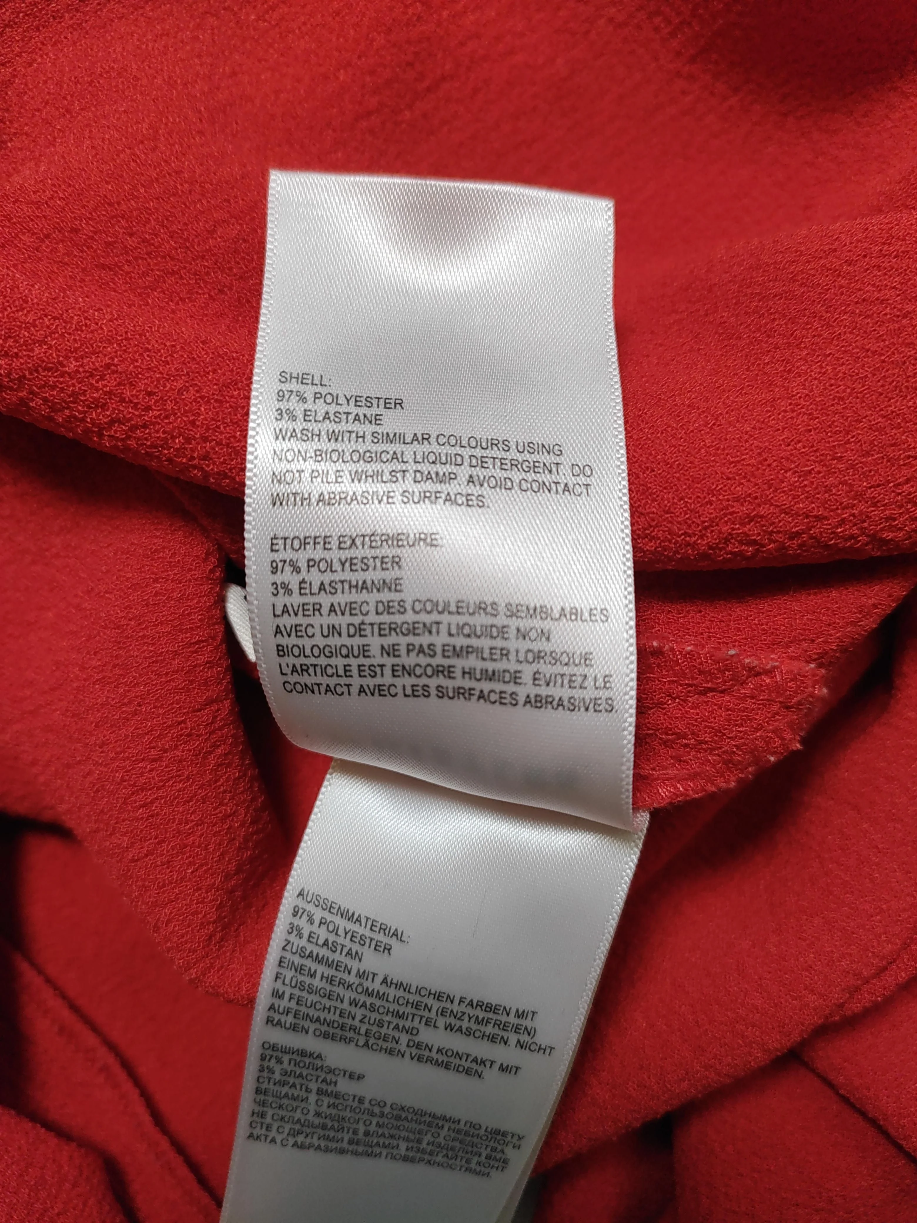 Whistles T-Shirt Mini Dress UK12 in Red - Image 6