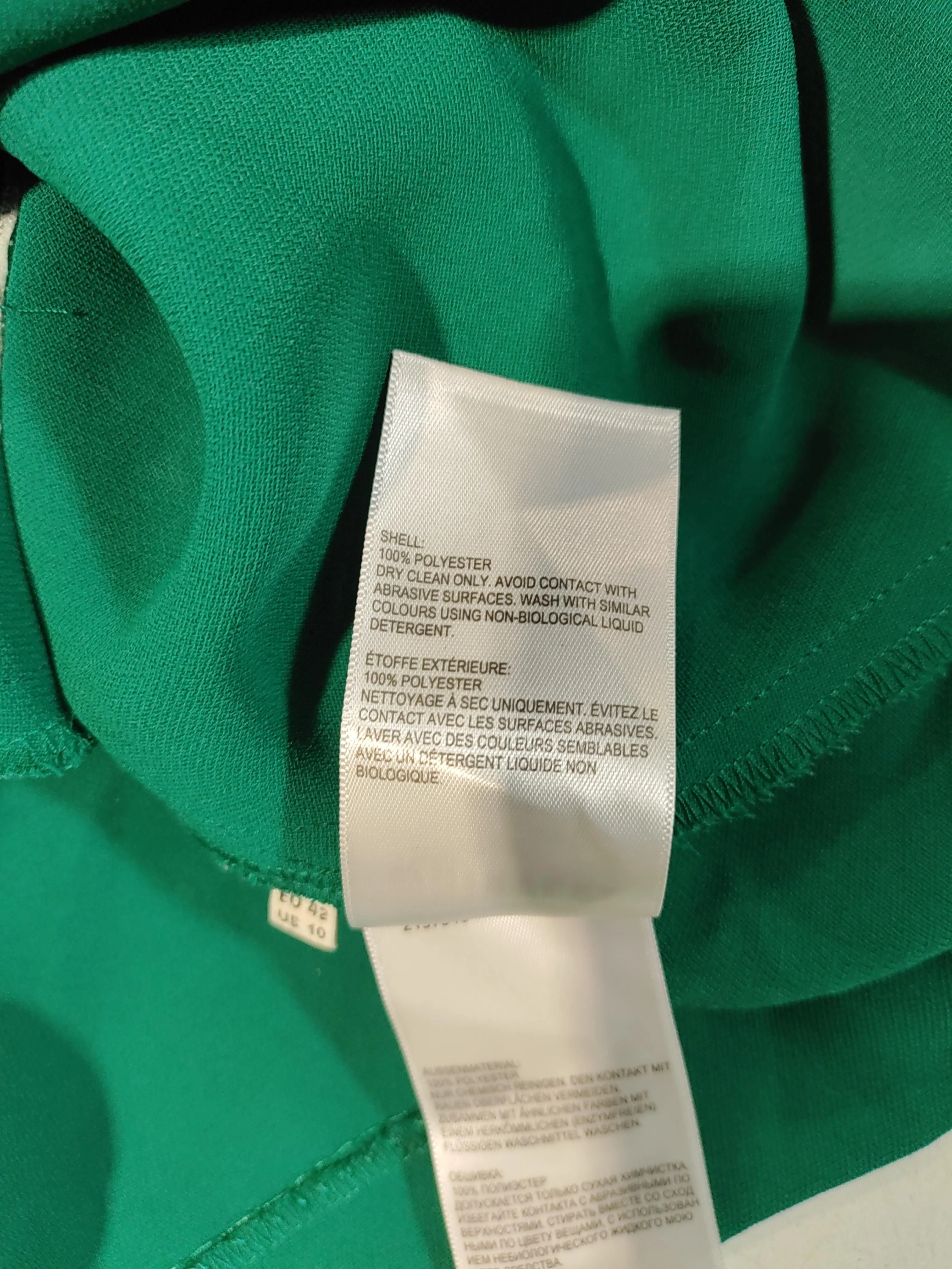 Whistles T-Shirt Mini Dress UK14 in Green - Image 6