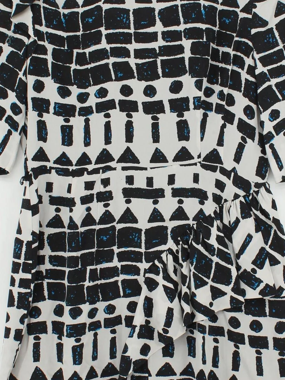 Whistles T-Shirt Mini Dress UK14 in Multi - Image 3