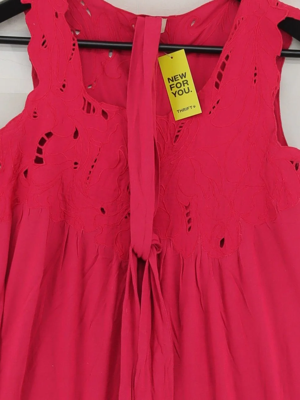 Whistles T-Shirt Mini Dress UK8 in Pink - Image 3