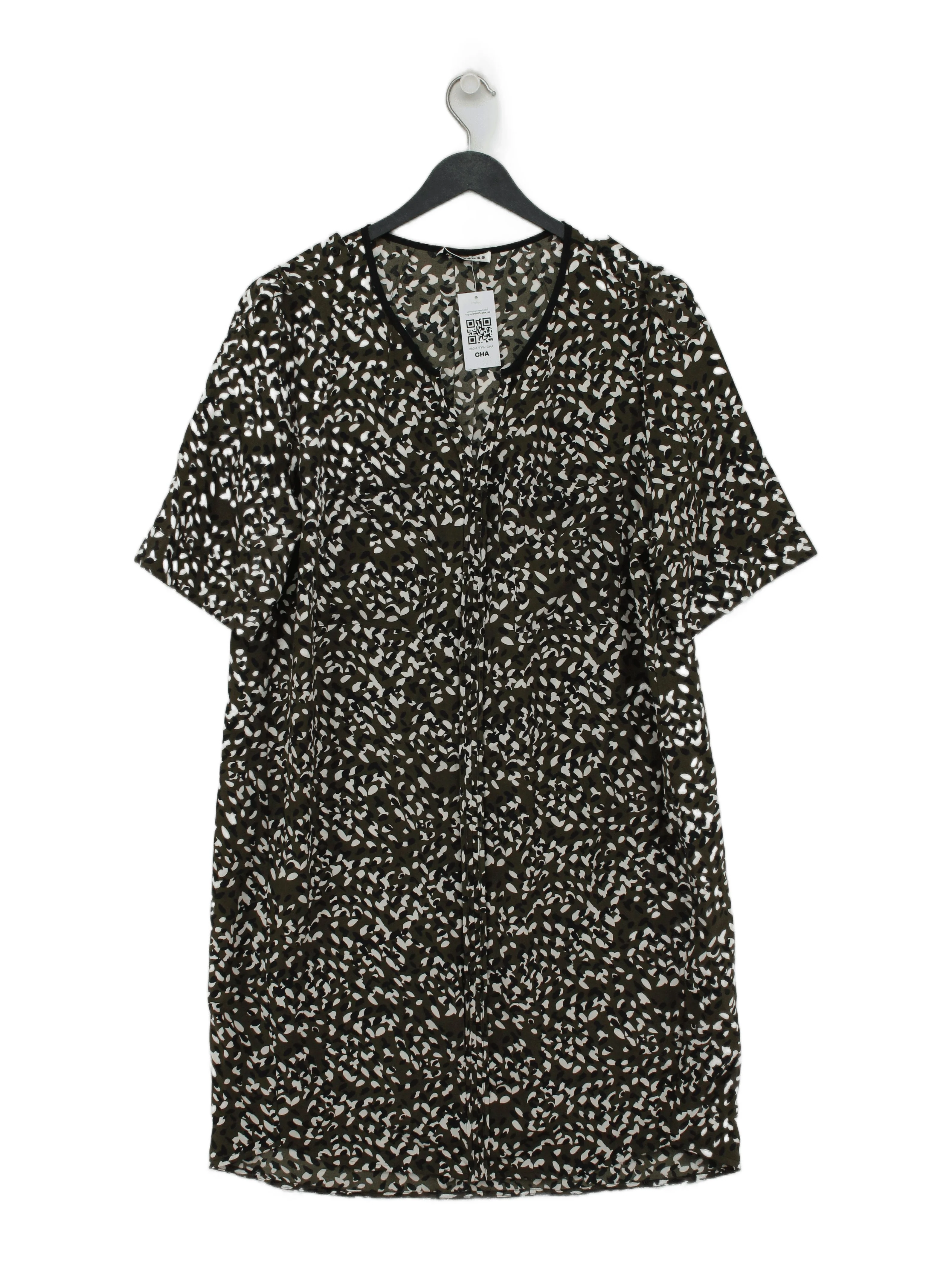 Whistles T-Shirt Mini Dress XL in Green