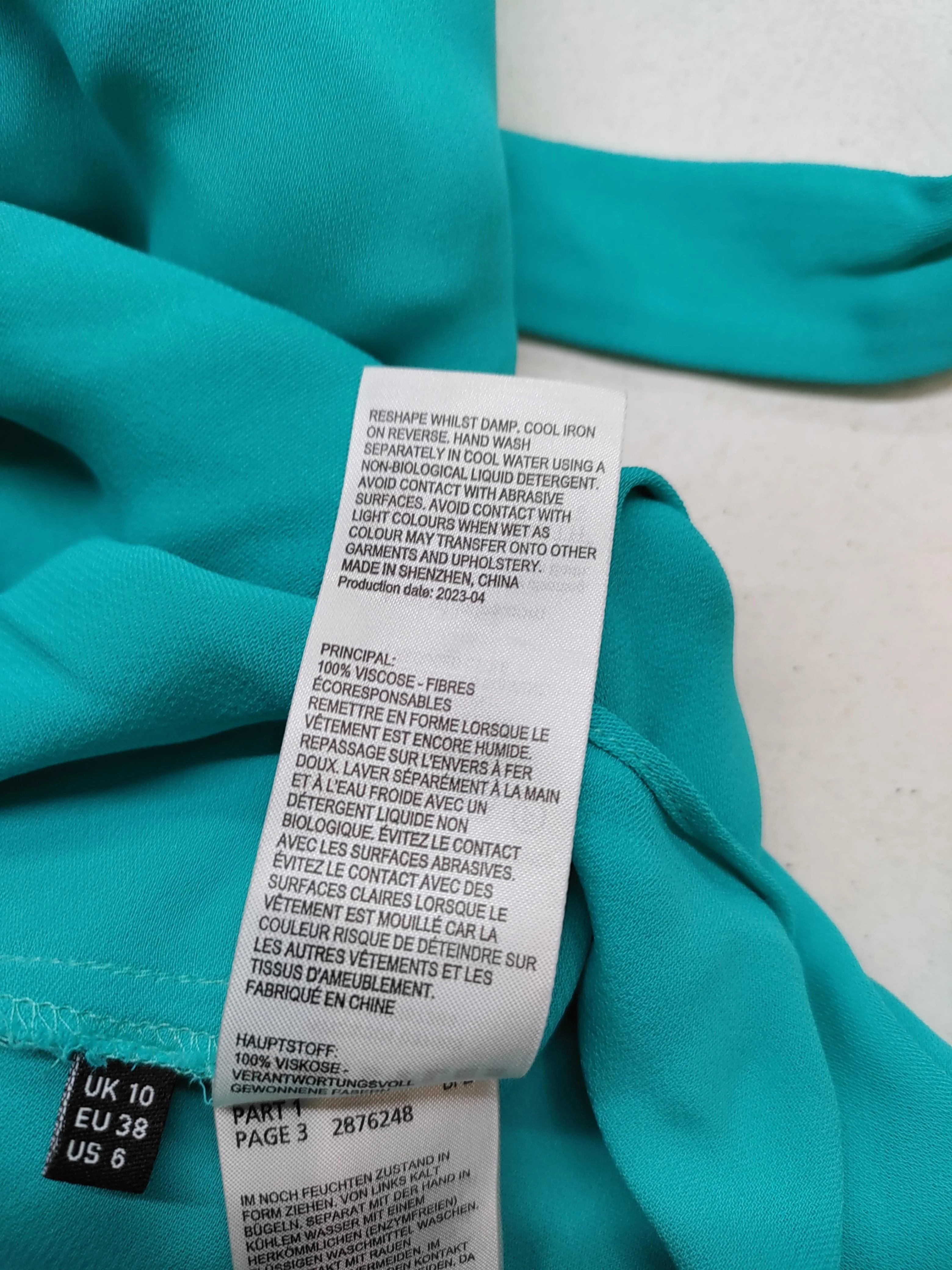 Whistles Tank Midi Dress UK10 in Green - Image 6