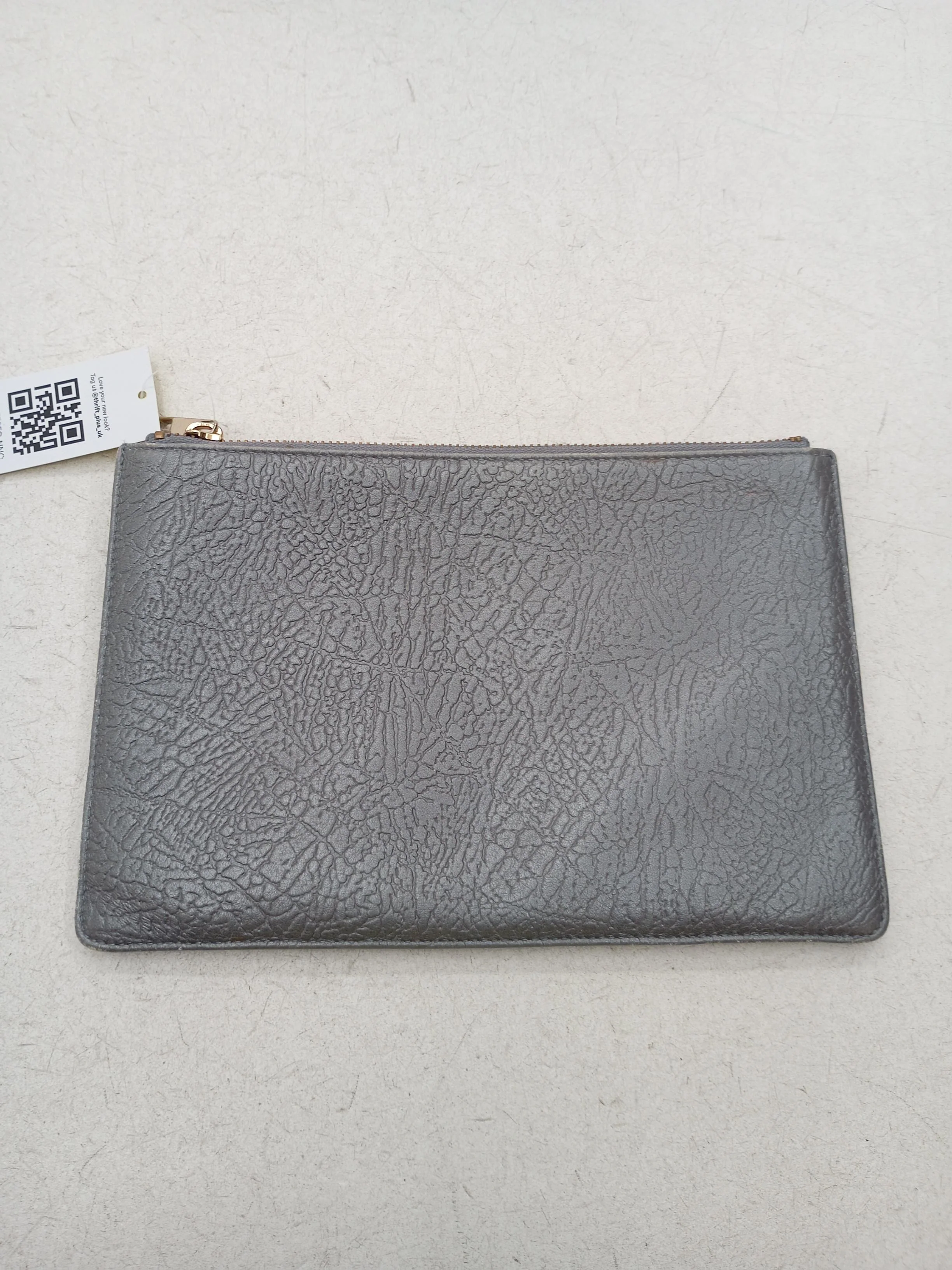 Whistles Women's Bag Grey 100% Faux Leather Clutch - Image 2