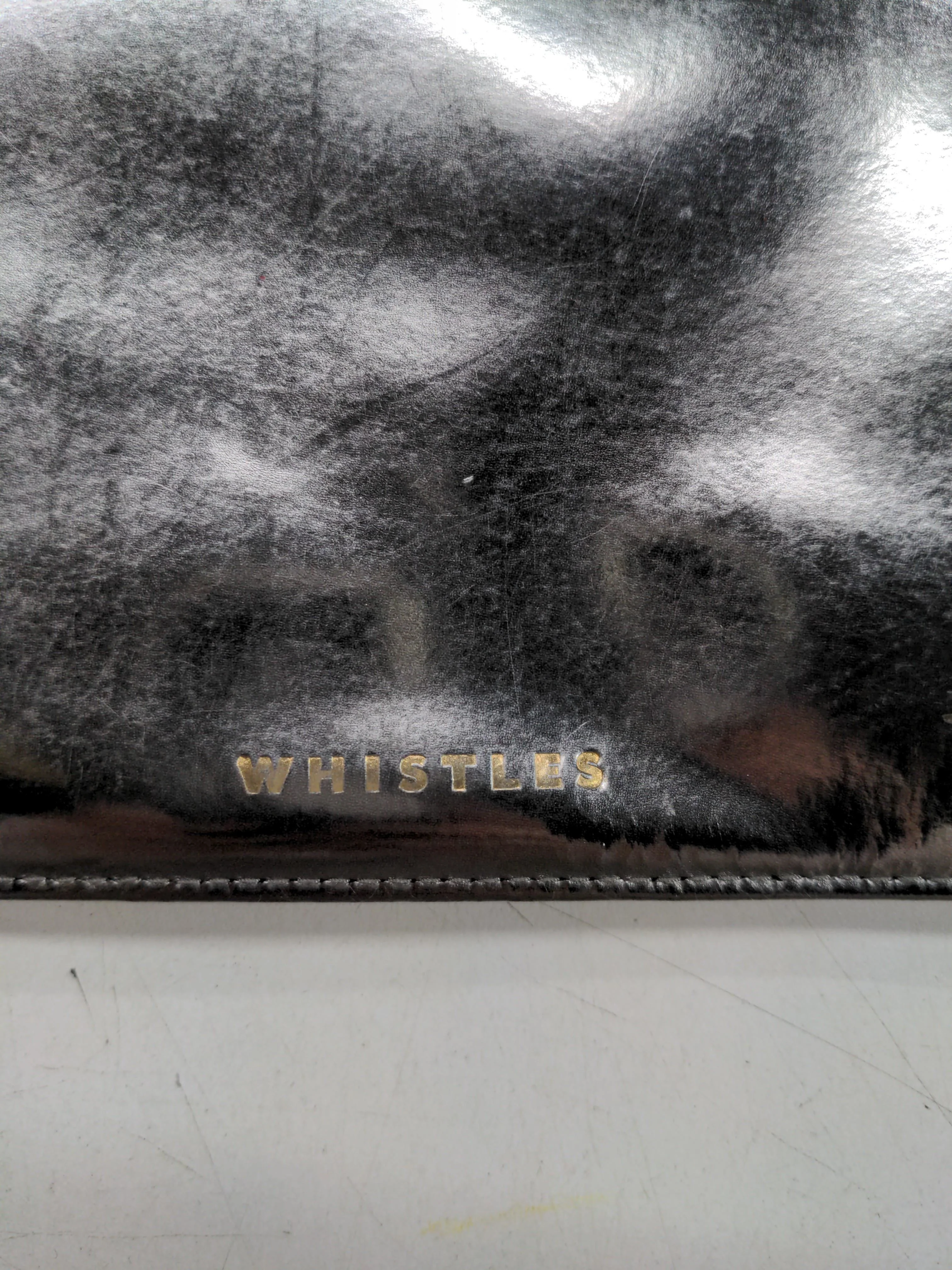 Whistles Women's Bag Silver 100% Faux Leather Clutch - Image 6