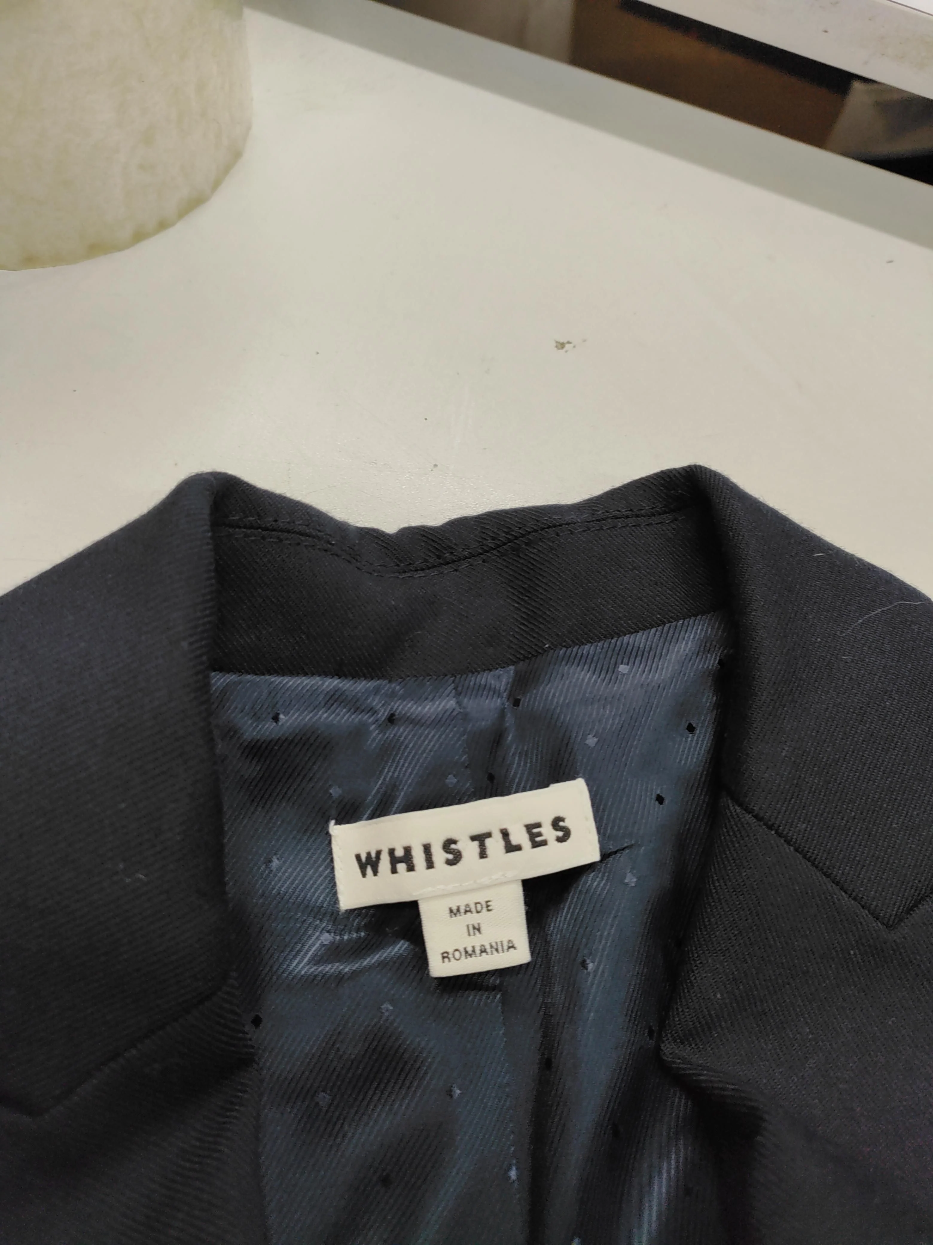 Whistles Women's Blazer UK 10 Black Polyester - Image 5