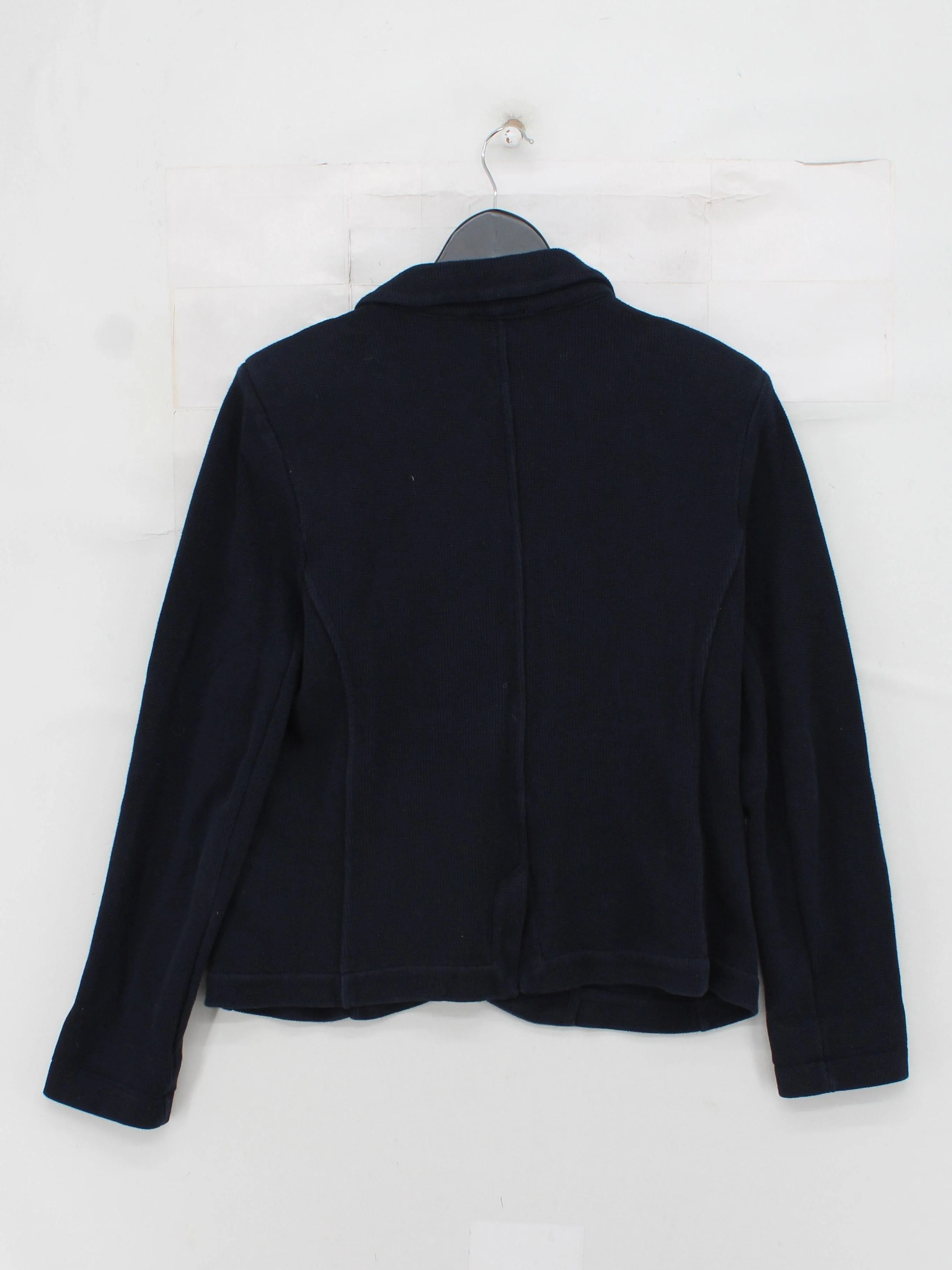 Whistles Women's Blazer UK 12 Blue 100% Cotton Overcoat - Image 2