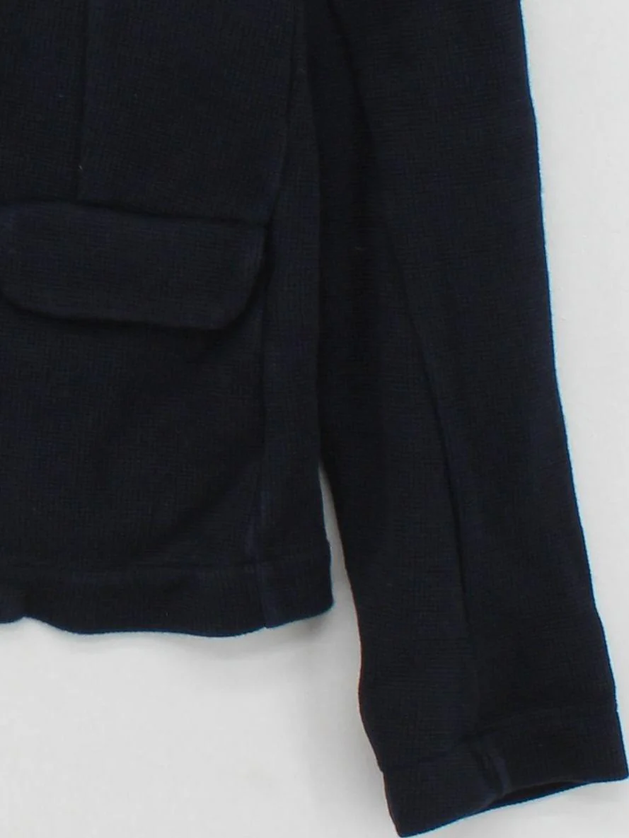 Whistles Women's Blazer UK 12 Blue 100% Cotton Overcoat - Image 4