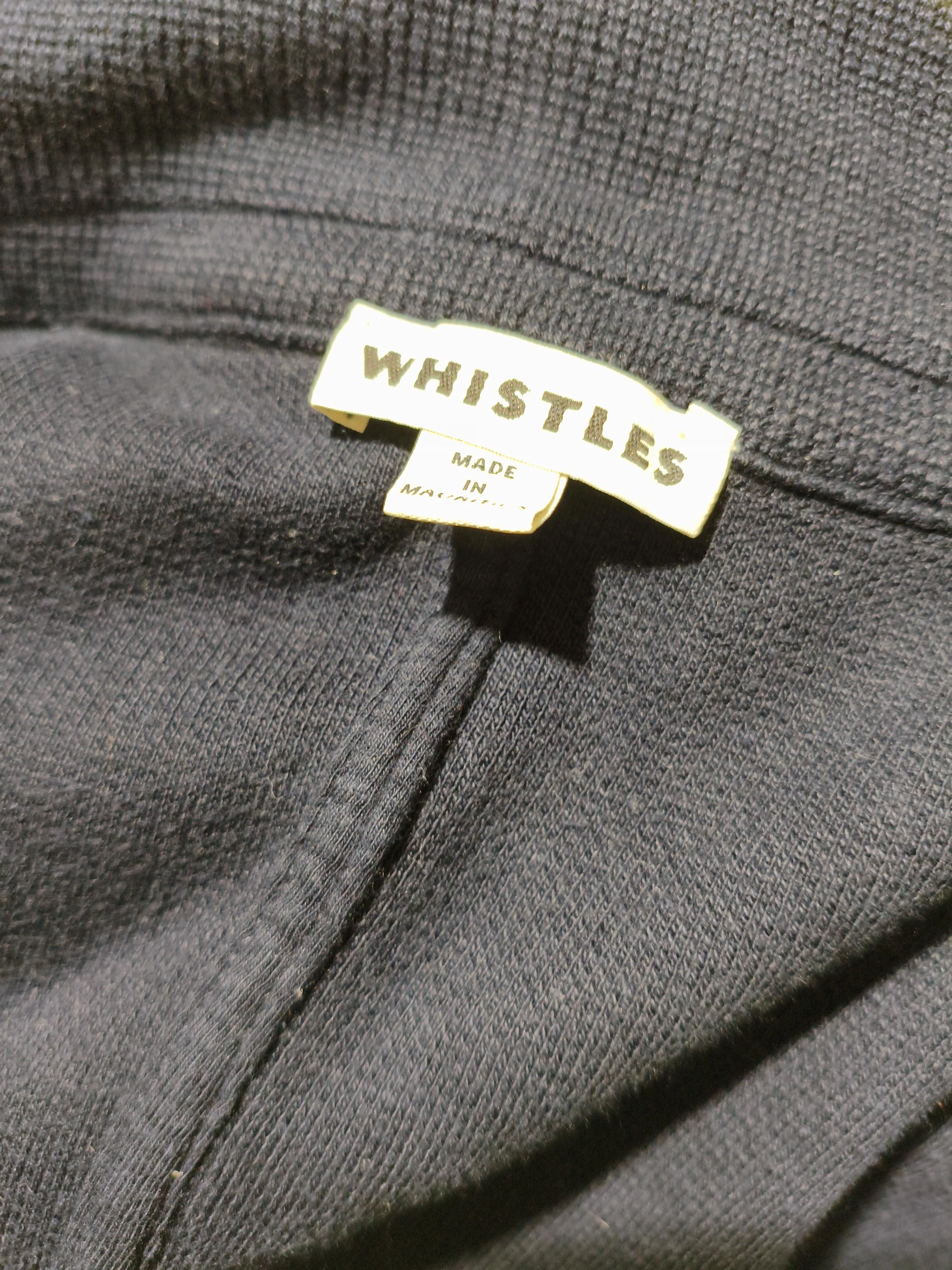 Whistles Women's Blazer UK 12 Blue 100% Cotton Overcoat - Image 6