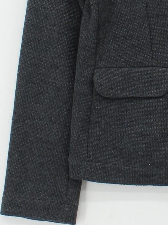Whistles Women's Blazer UK 12 Grey Polyester with Cotton, Viscose Overcoat - Image 4
