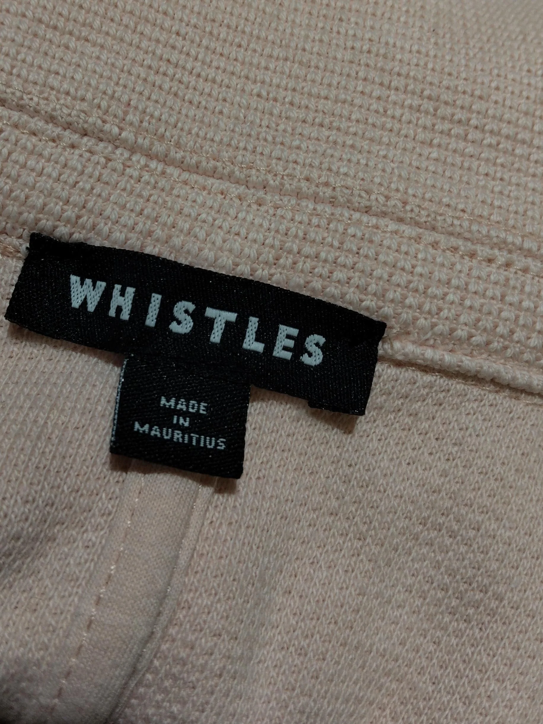 Whistles Women's Blazer UK 6 Pink 100% Cotton Overcoat - Image 5