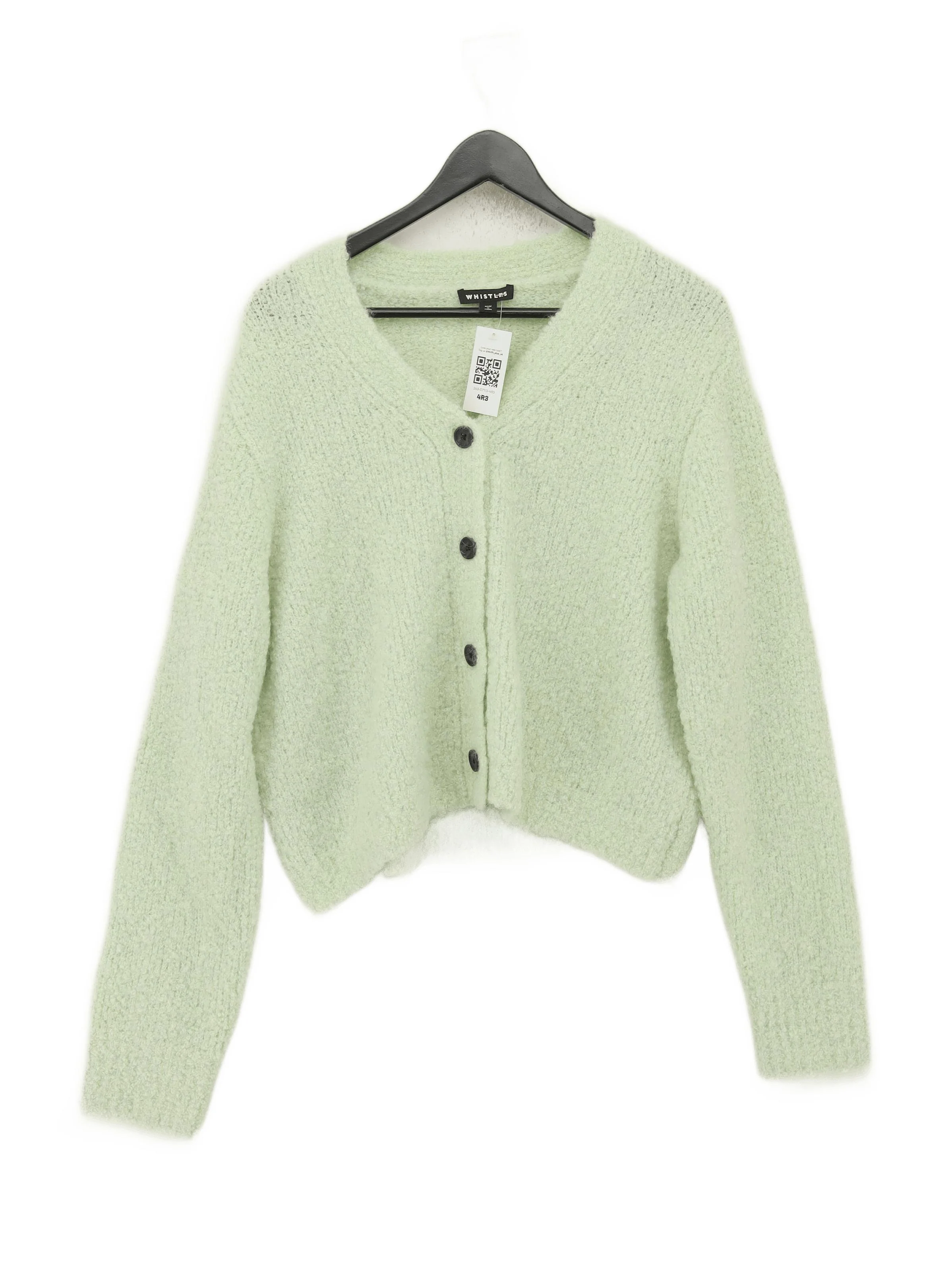 Whistles Women's Cardigan M Green Wool