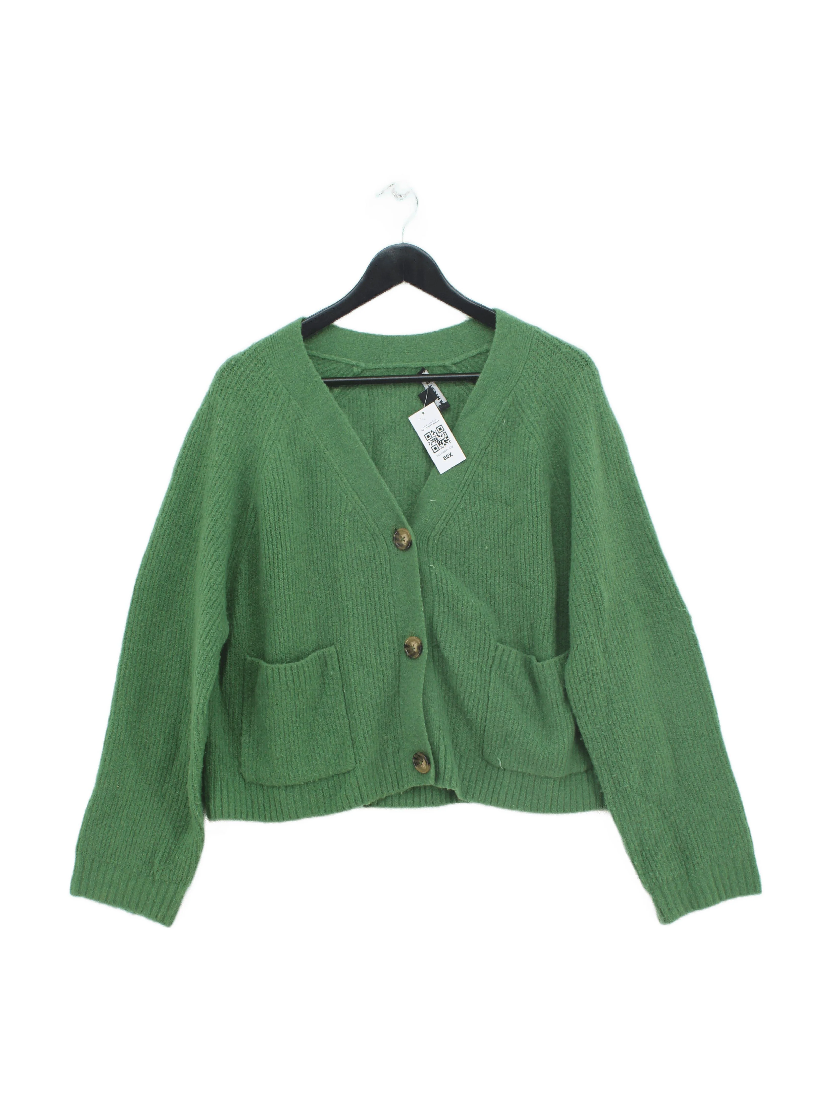 Whistles Women's Cardigan M Green Wool