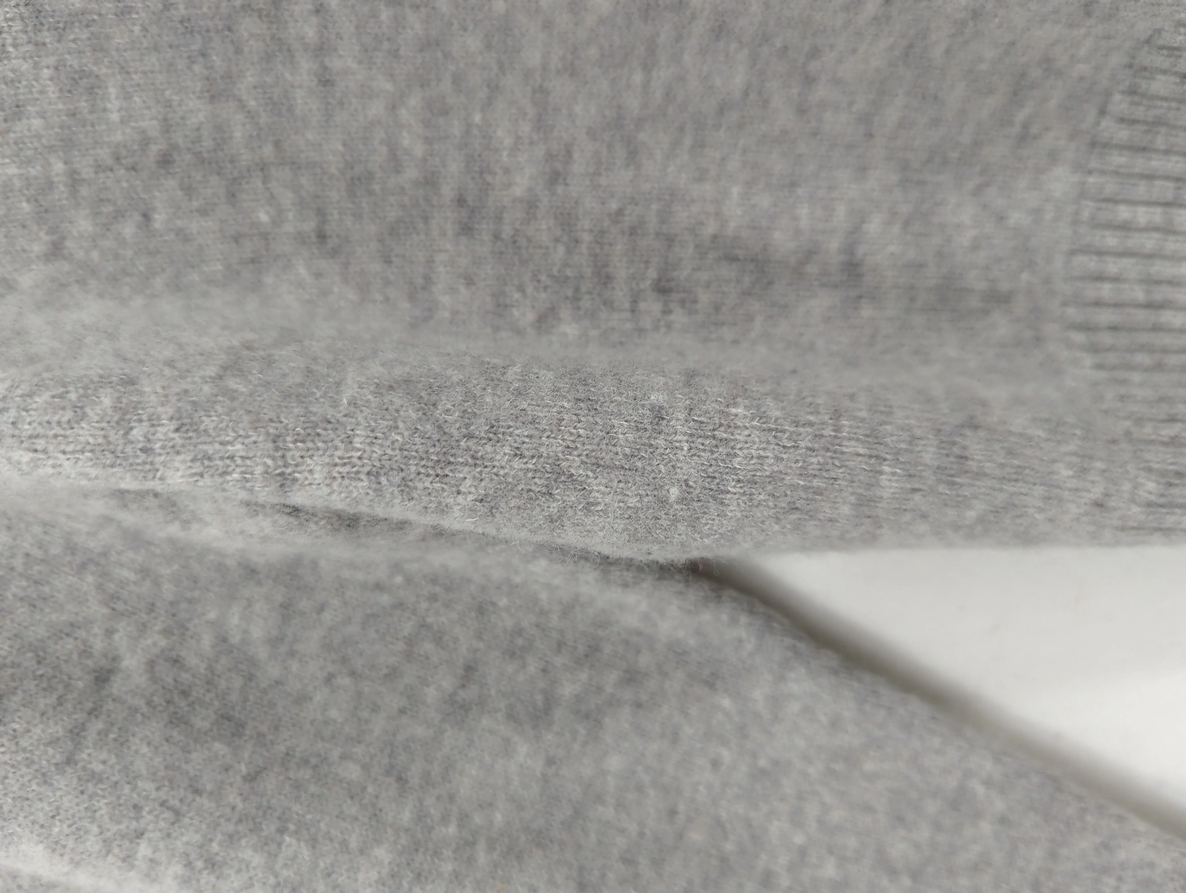 Whistles Women's Cardigan M Grey 100% Wool V-Neck Cardigan - Image 5
