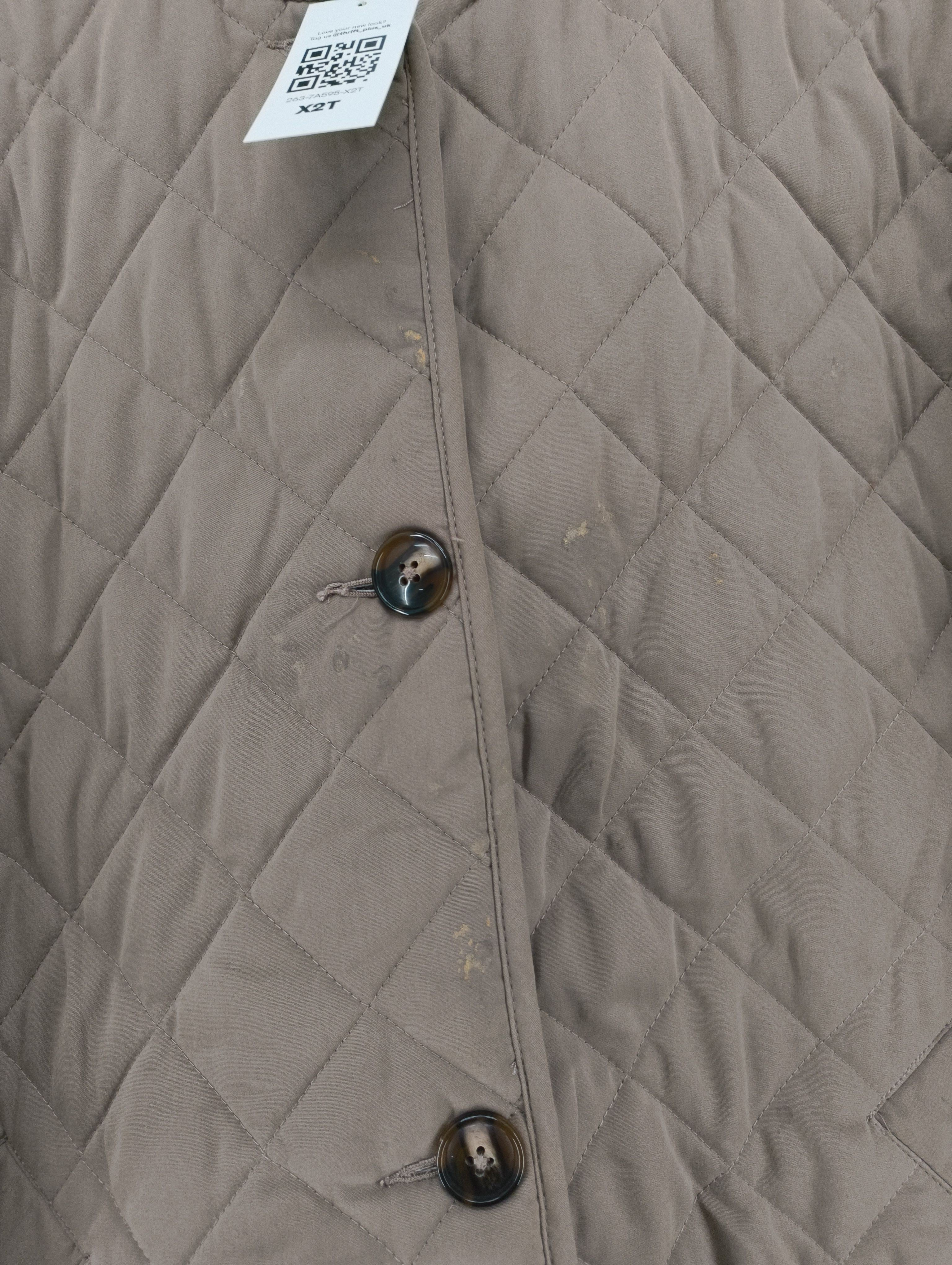 Whistles Women's Coat M Tan 100% Polyester Overcoat - Image 5