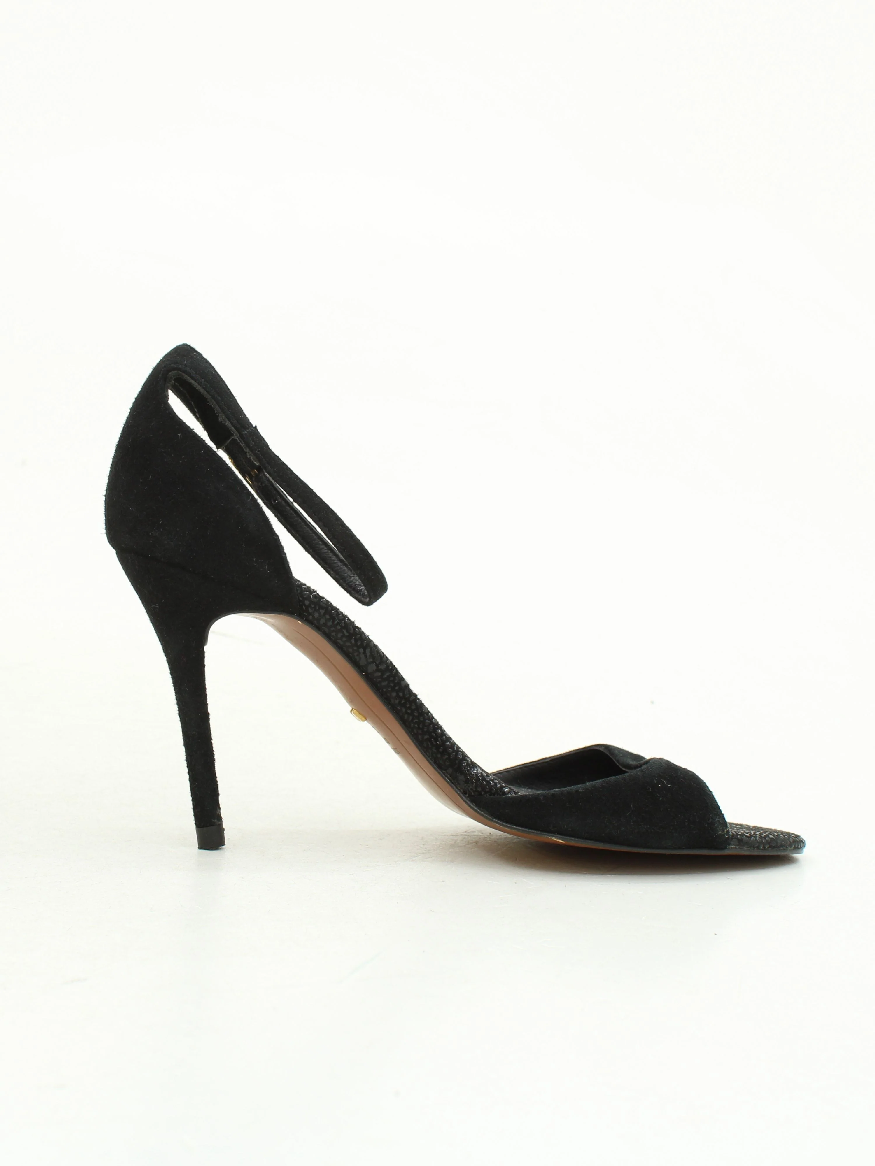 Whistles Women's Heels UK 5 Black 100% Other Strappy - Image 5