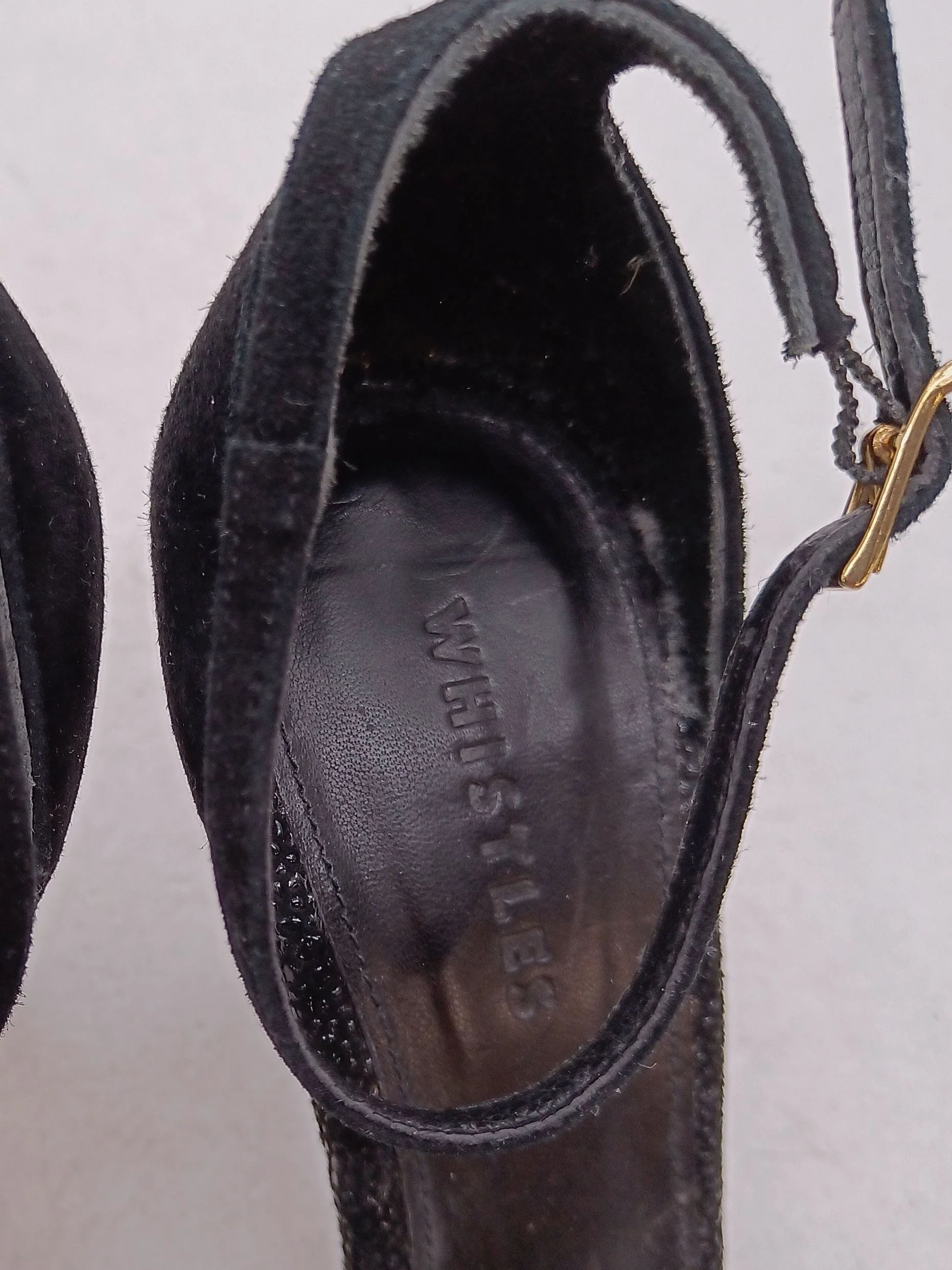 Whistles Women's Heels UK 5 Black 100% Other Strappy - Image 6