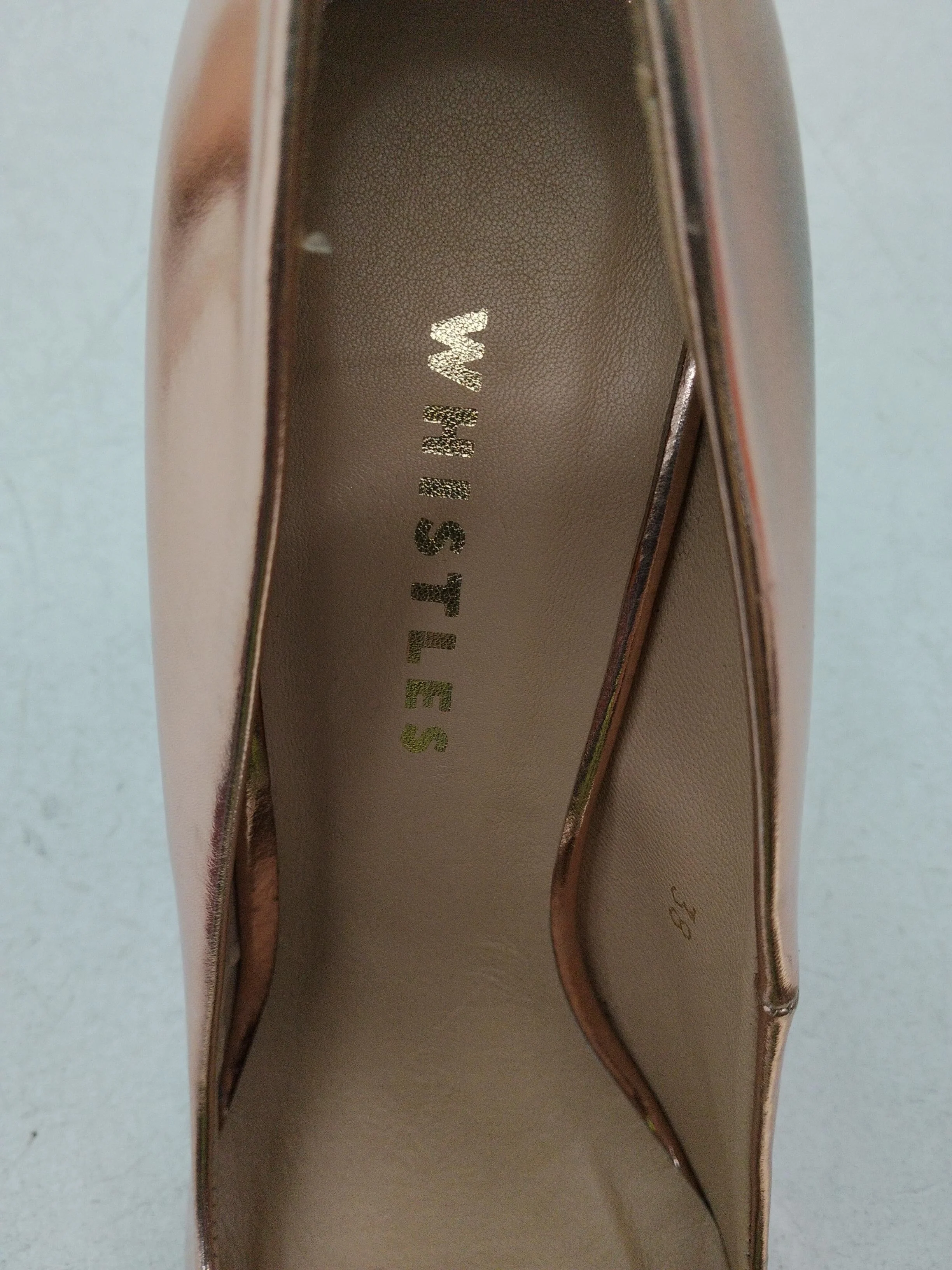 Whistles Women's Heels UK 5 Gold 100% Other Court - Image 6