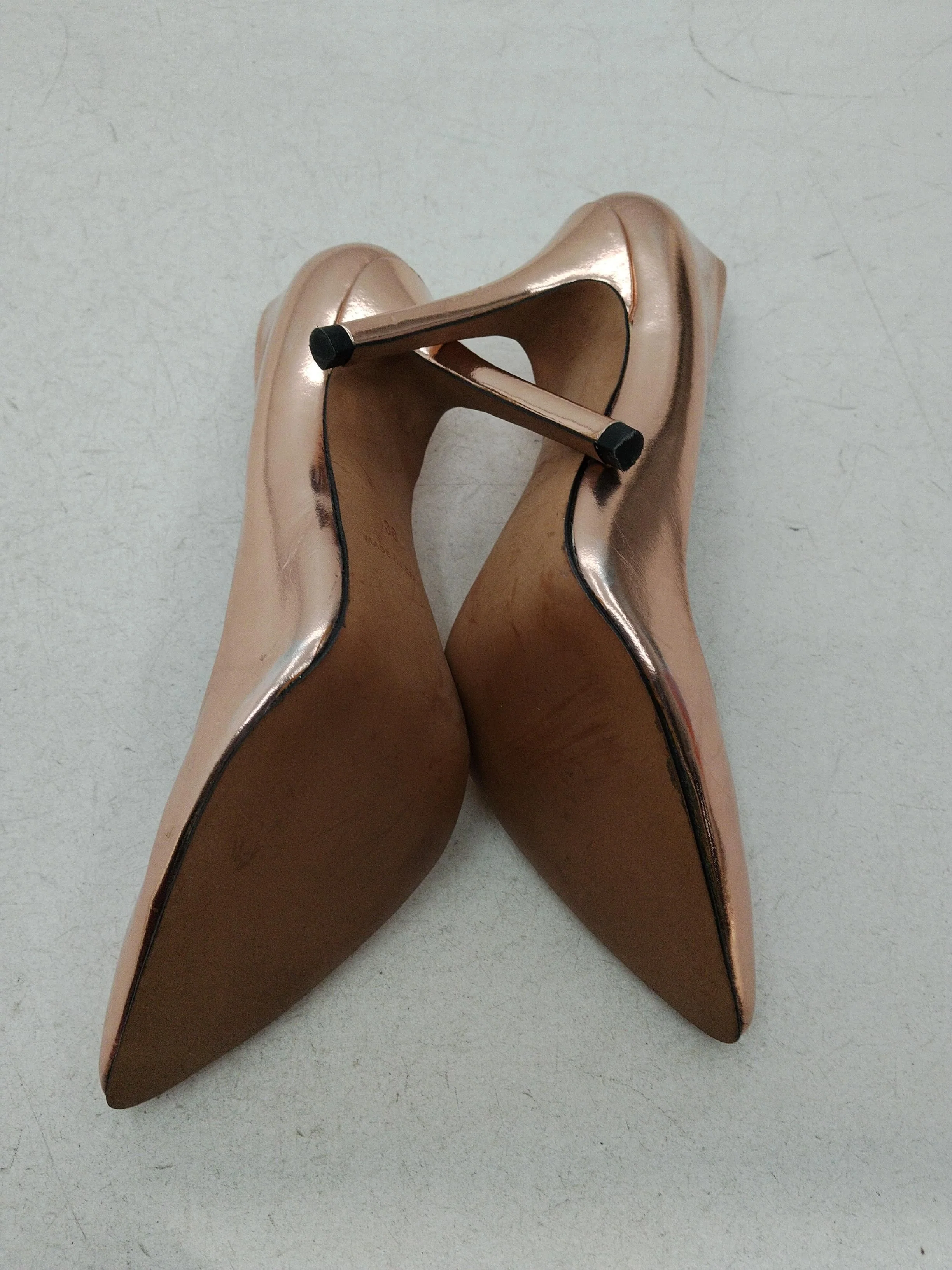 Whistles Women's Heels UK 5 Gold 100% Other Court - Image 7