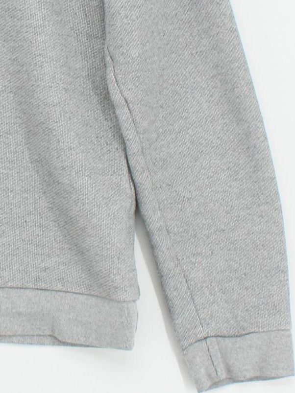 Whistles Women's Hoodie L Grey Graphic Cotton with Polyester Pullover - Image 4