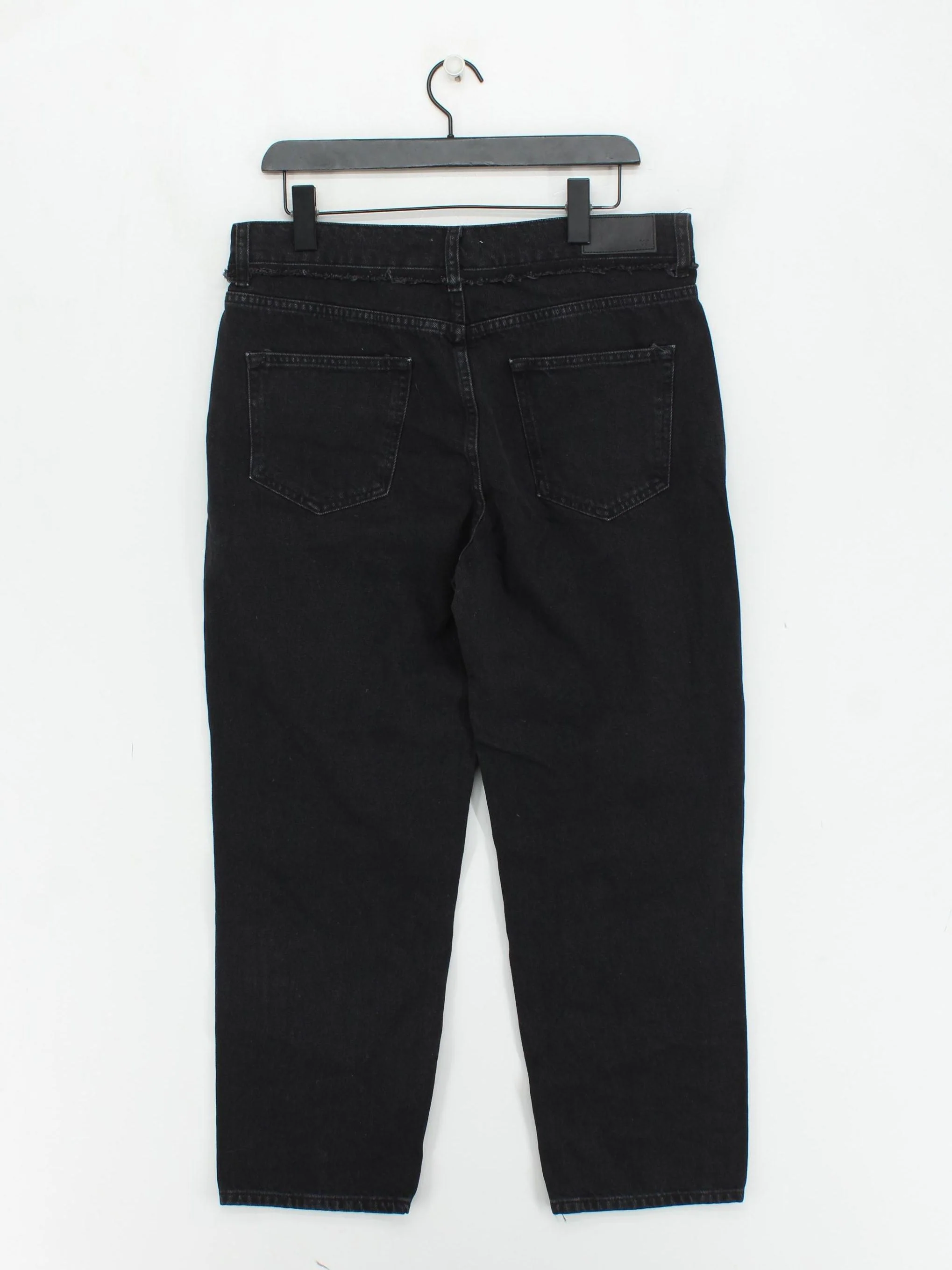 Whistles Women's Jeans S Black 100% Cotton Mom - Image 2