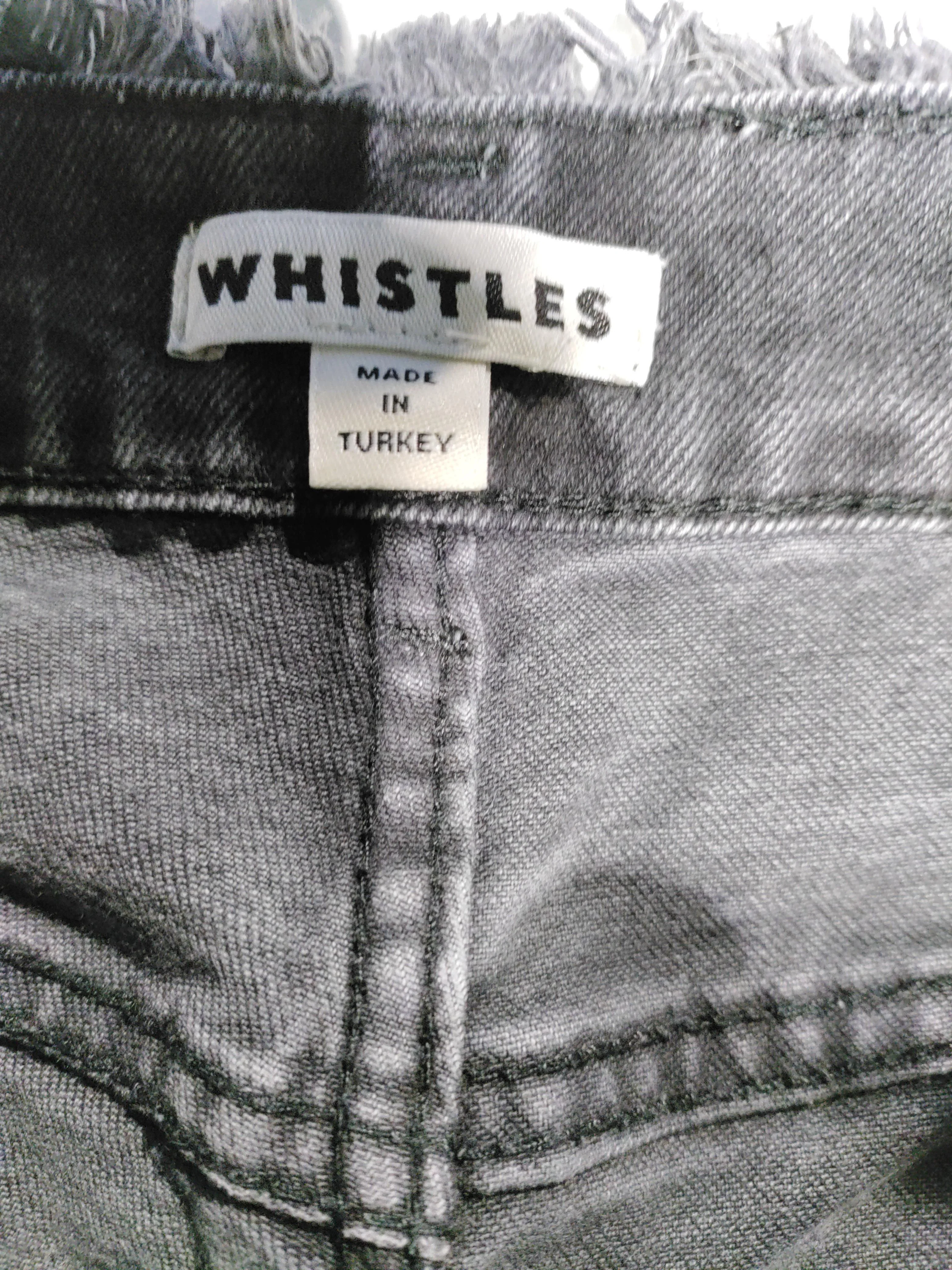 Whistles Women's Jeans W 26 in Black Cotton with Elastane Mom - Image 5