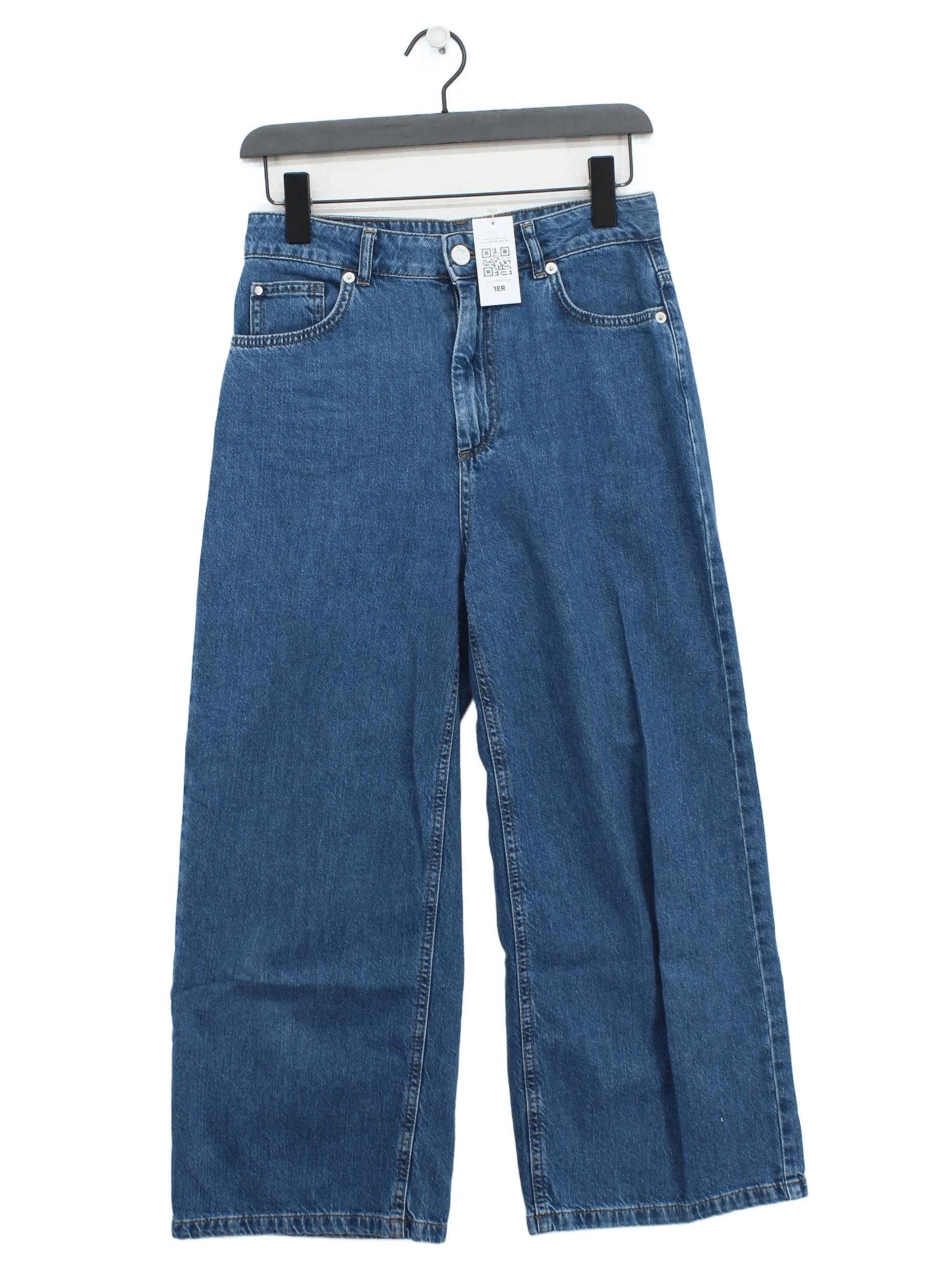 Whistles Women's Jeans W 27 in Blue 100% Cotton Wide-Leg