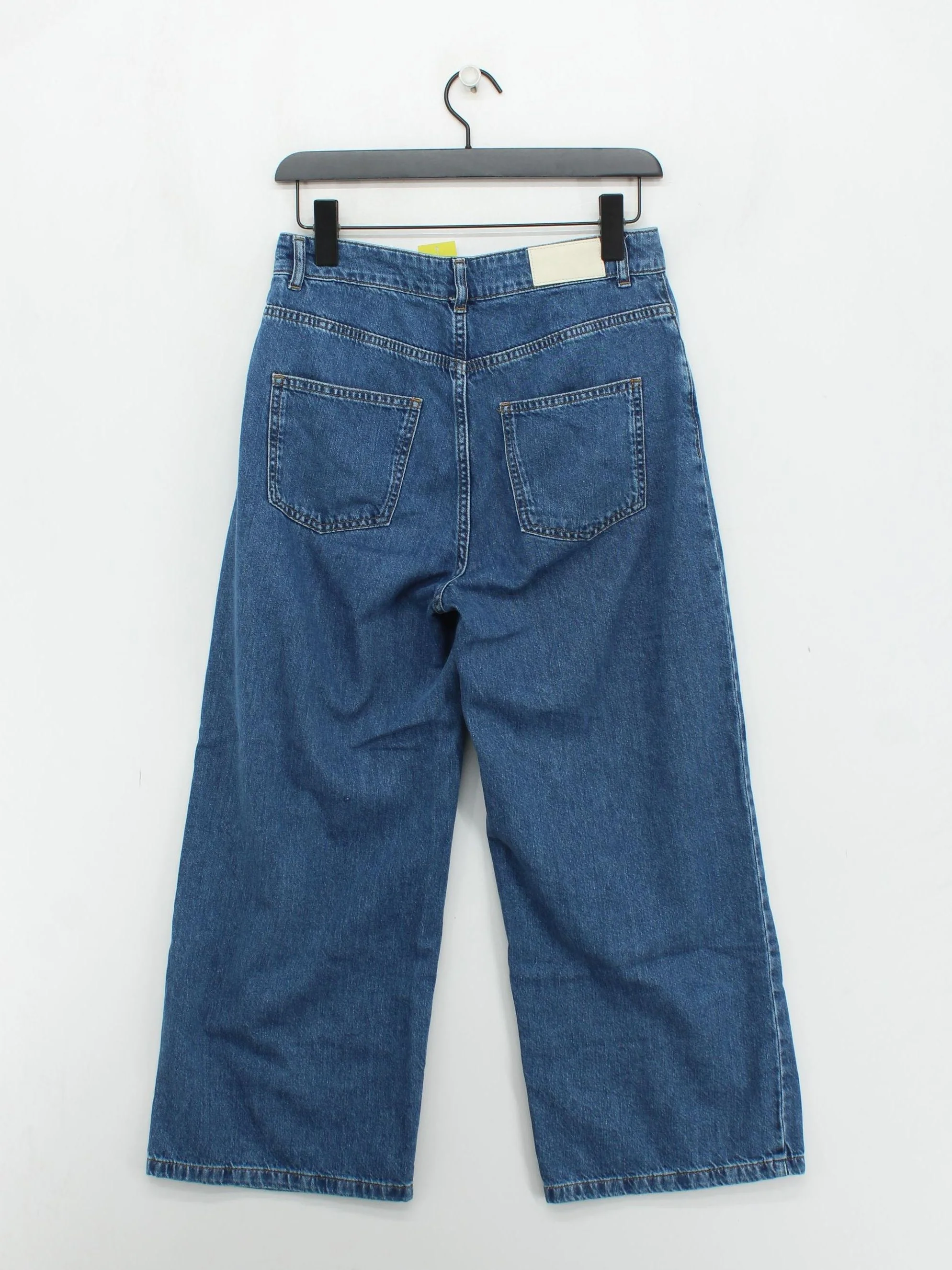 Whistles Women's Jeans W 27 in Blue 100% Cotton Wide-Leg - Image 2