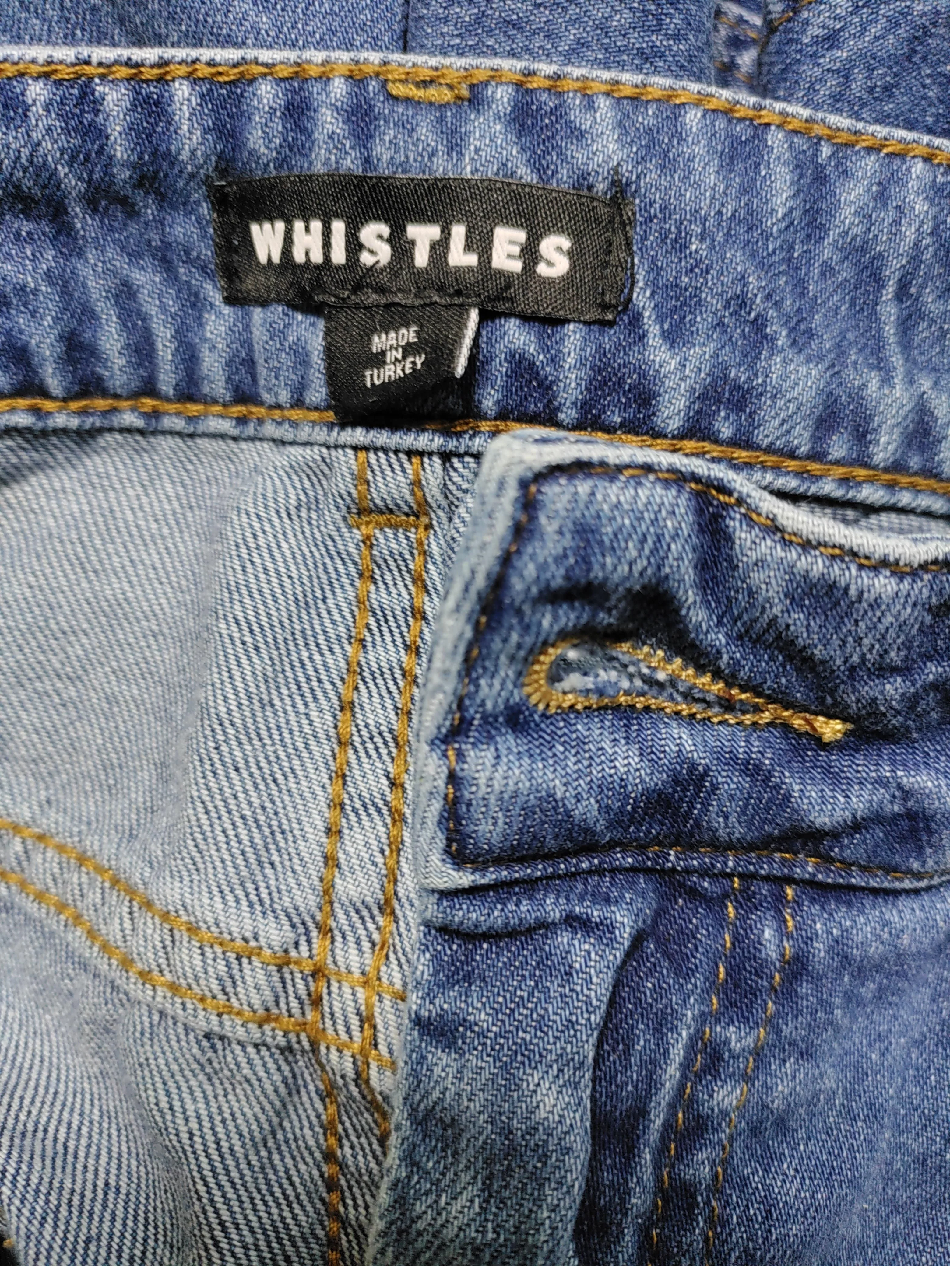 Whistles Women's Jeans W 27 in Blue 100% Cotton Wide-Leg - Image 5