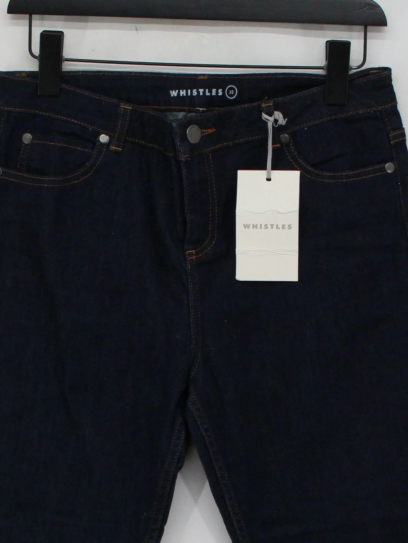 Whistles Women's Jeans W 30 in Blue 100% Other Straight New with tags - Image 3