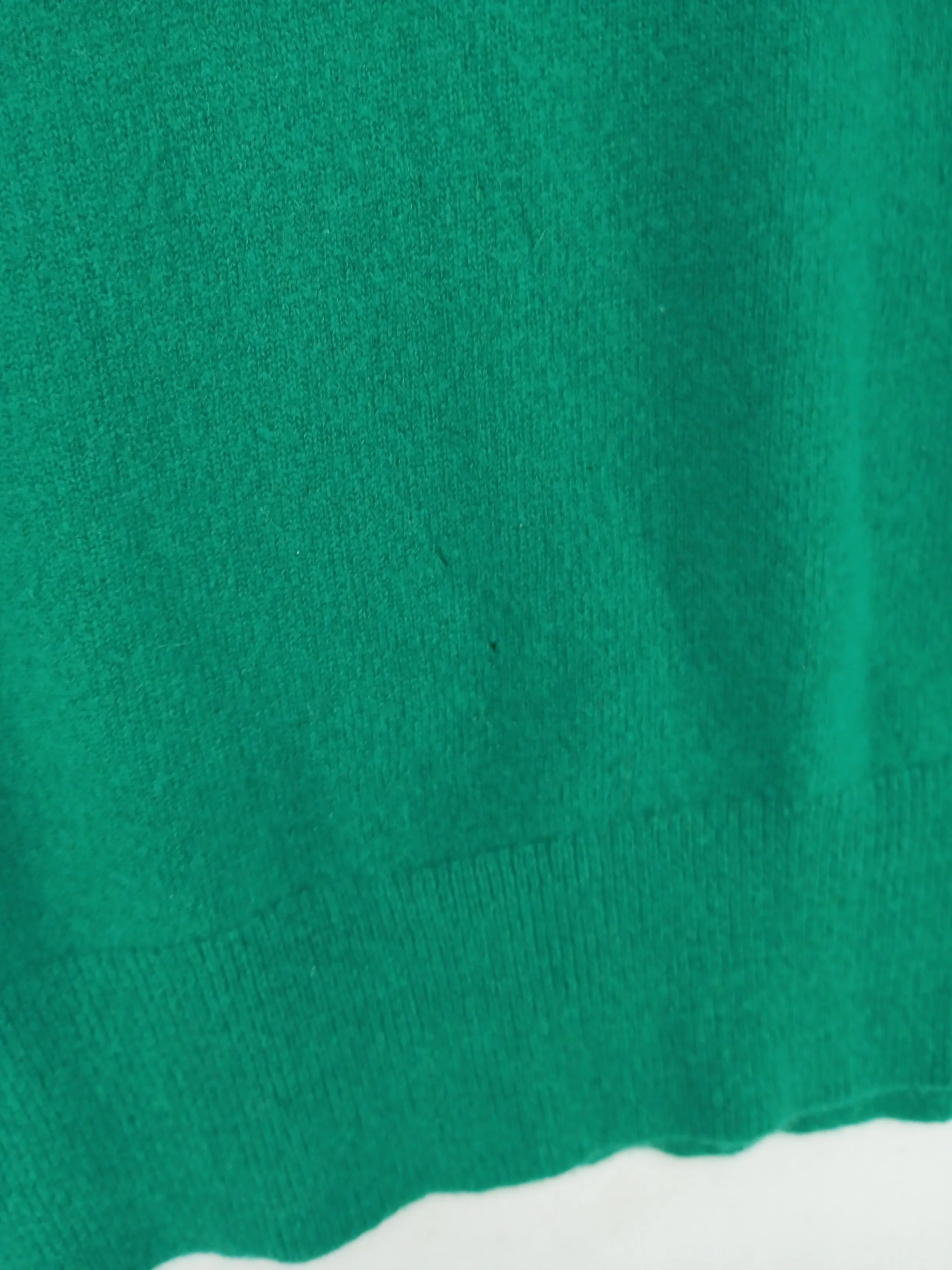 Whistles Women's Jumper L Green 100% Wool Crew Neck Pullover - Image 5