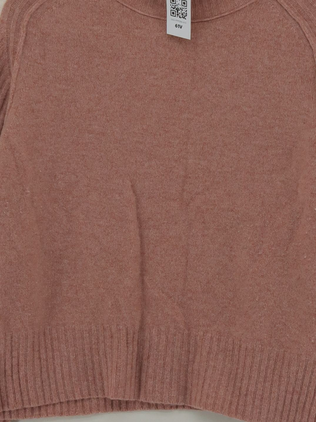 Whistles Women's Jumper L Tan 100% Wool Roll Neck Pullover - Image 3