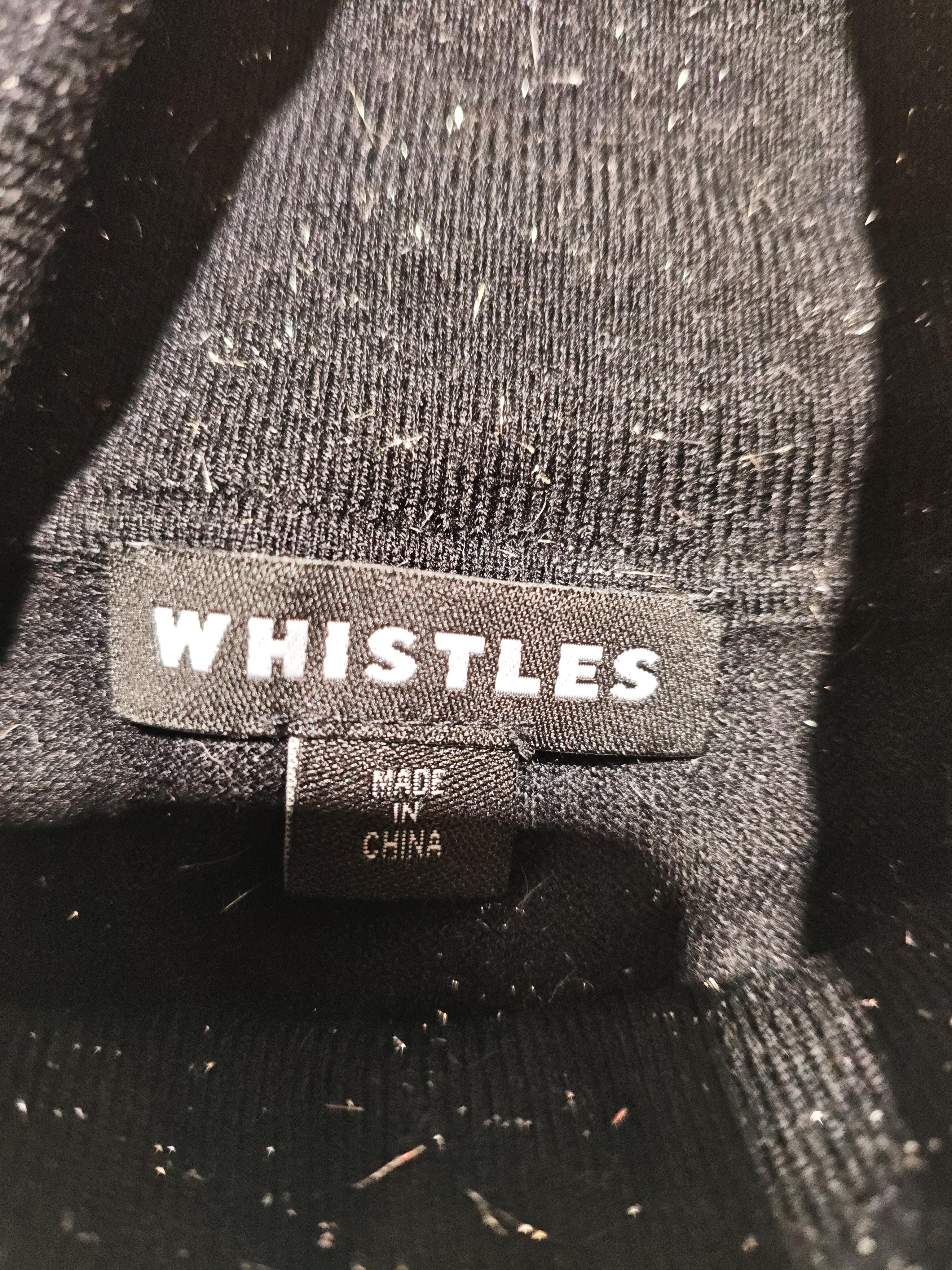 Whistles Women's Jumper M Black Viscose with Polyamide, Other Roll Neck Pullover - Image 5