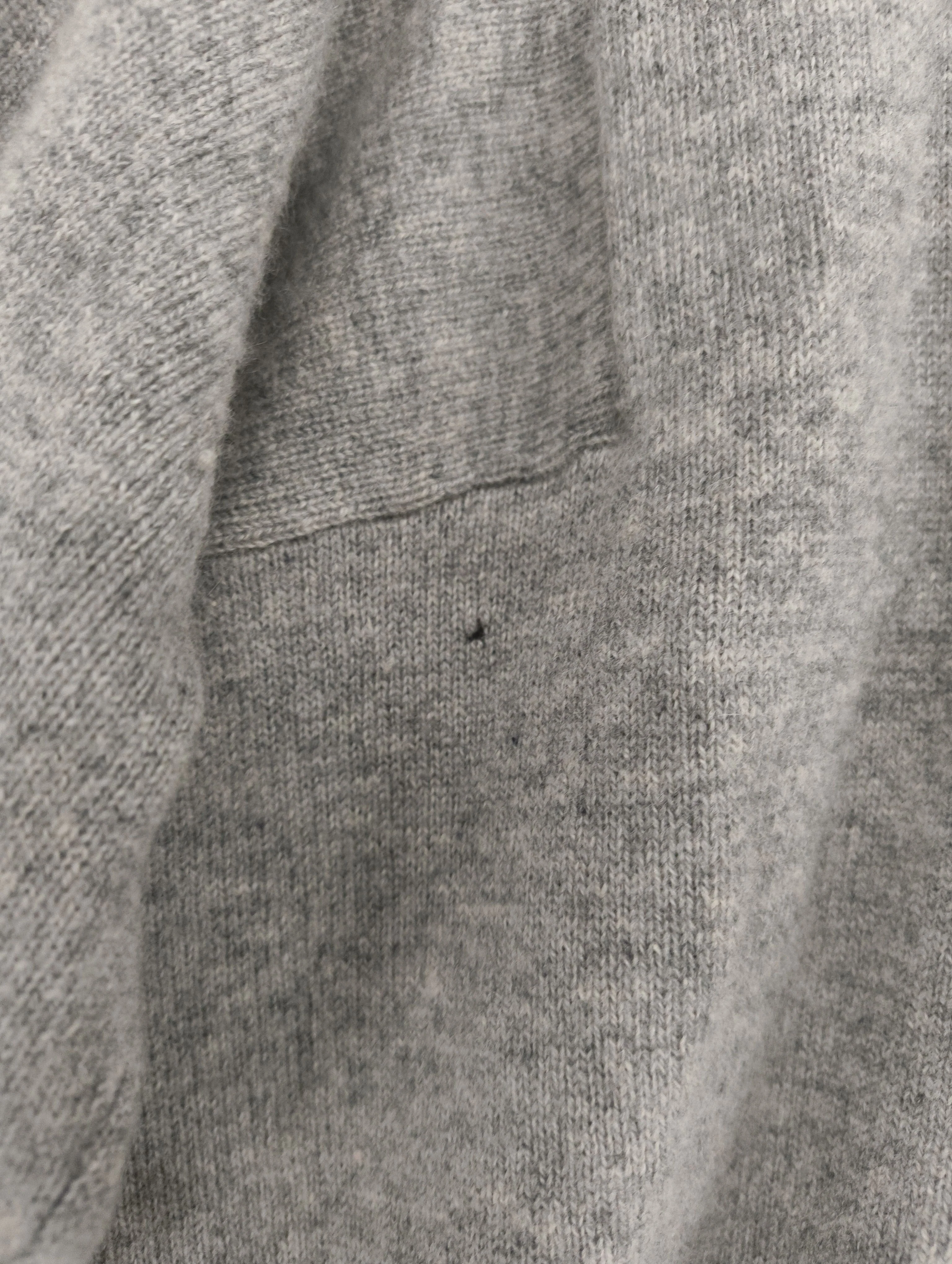 Whistles Women's Jumper S Grey 100% Cashmere Crew Neck Pullover - Image 5