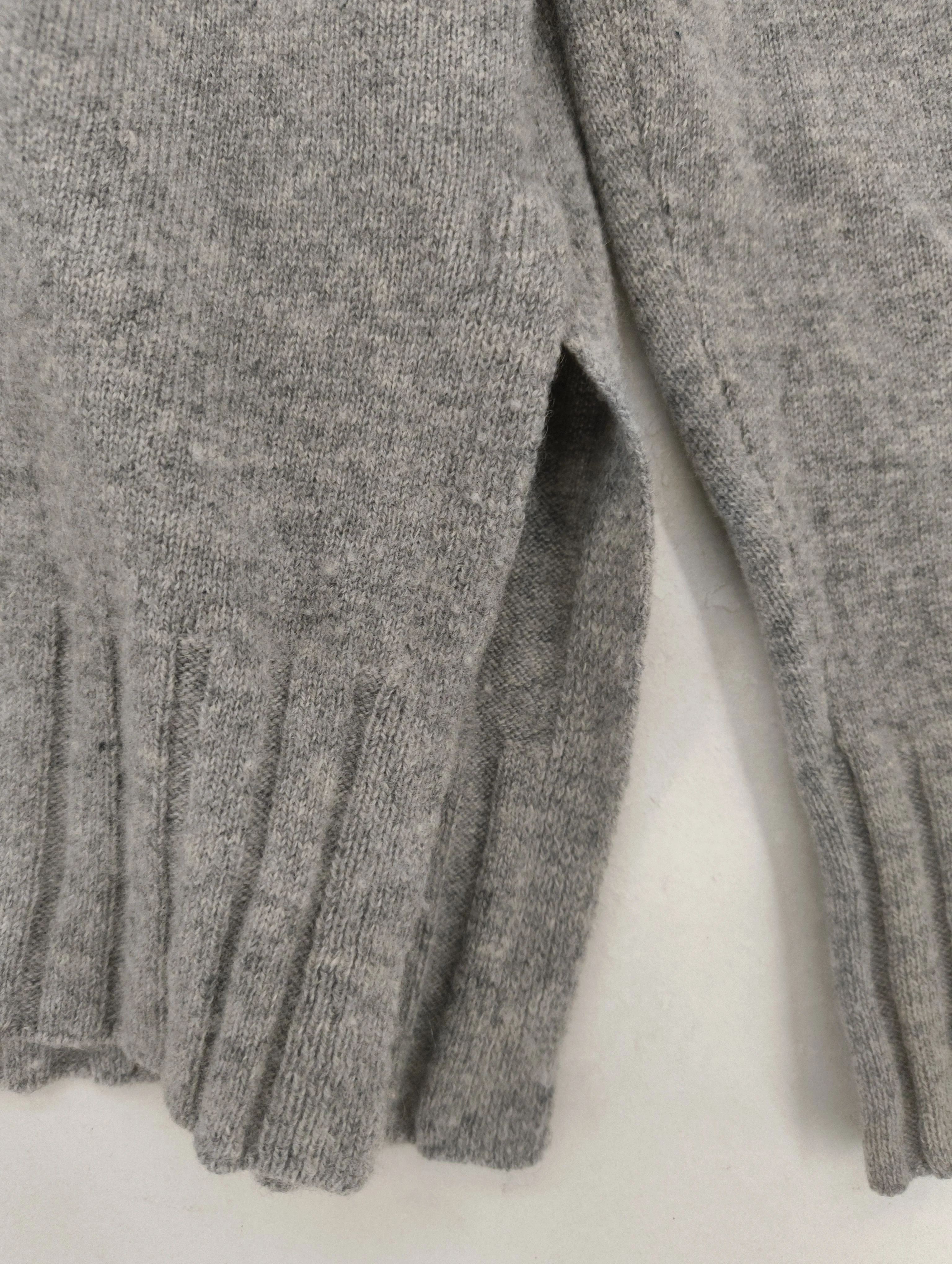 Whistles Women's Jumper S Grey 100% Cashmere Crew Neck Pullover - Image 6