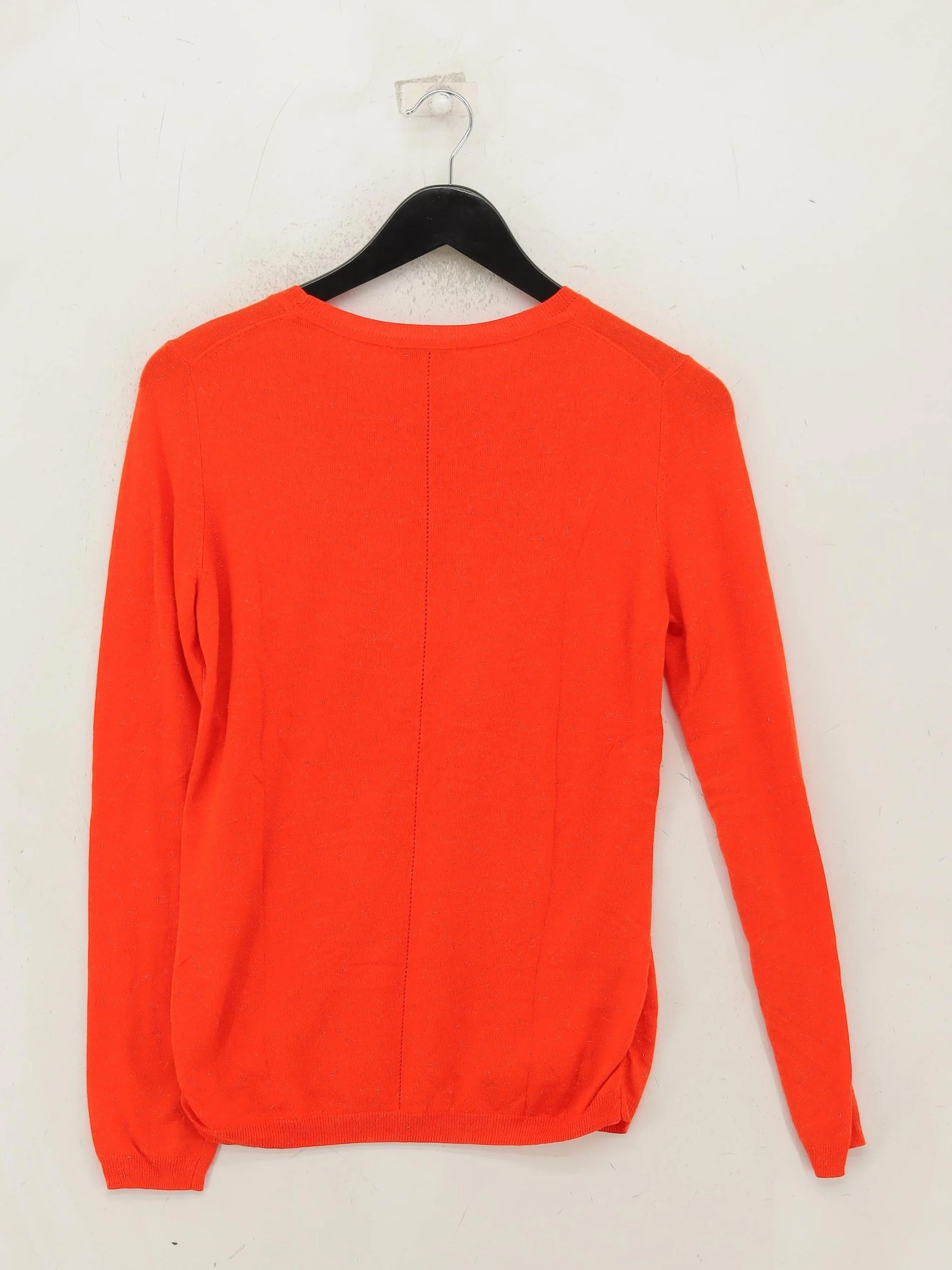 Whistles Women's Jumper S Orange 100% Other Round Neck Pullover - Image 2