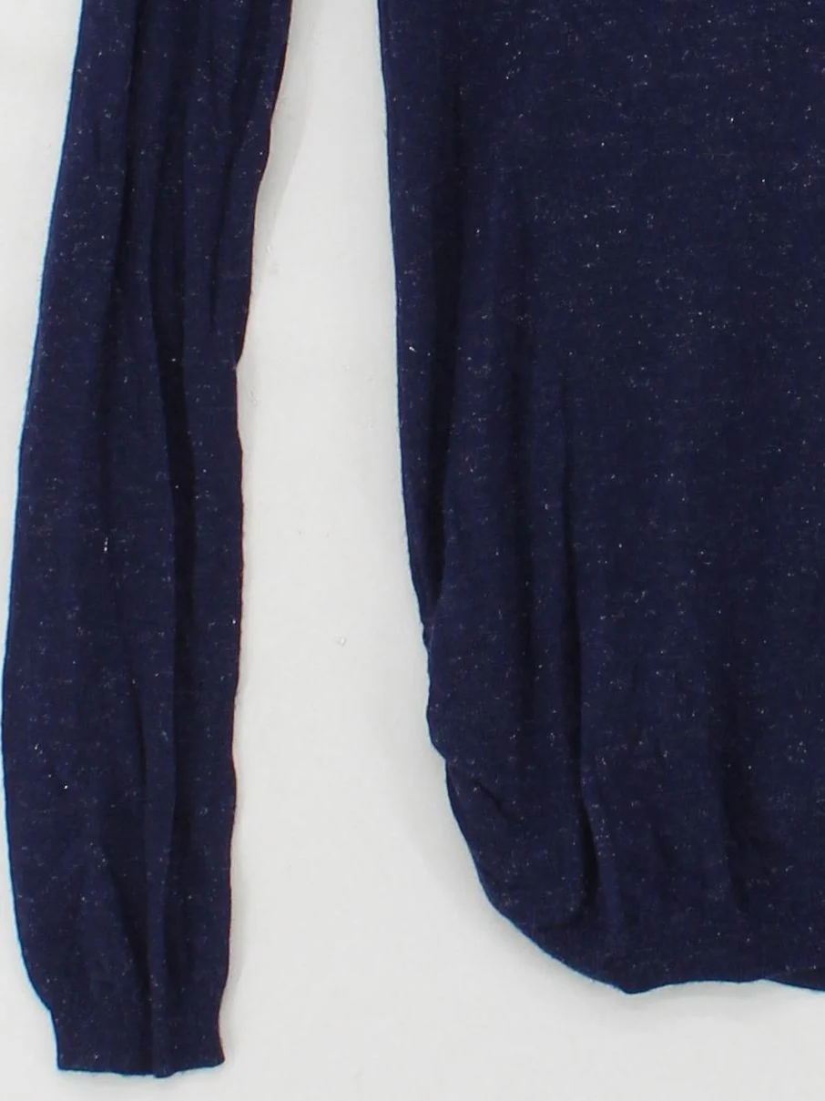 Whistles Women's Jumper UK 8 Blue Viscose with Polyamide, Other Pullover - Image 4