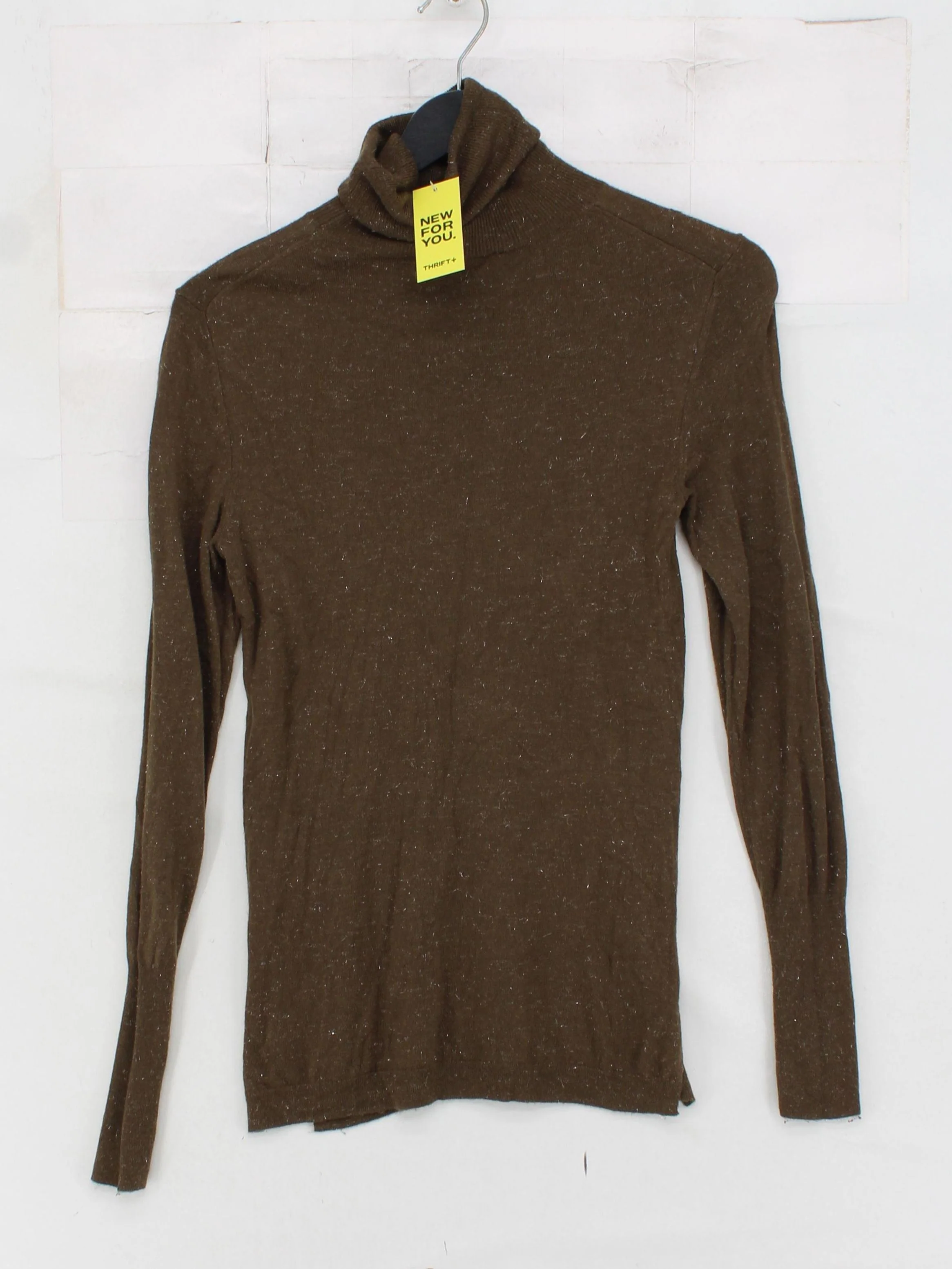 Whistles Women's Jumper UK 8 Brown 100% Other Roll Neck Pullover - Image 2