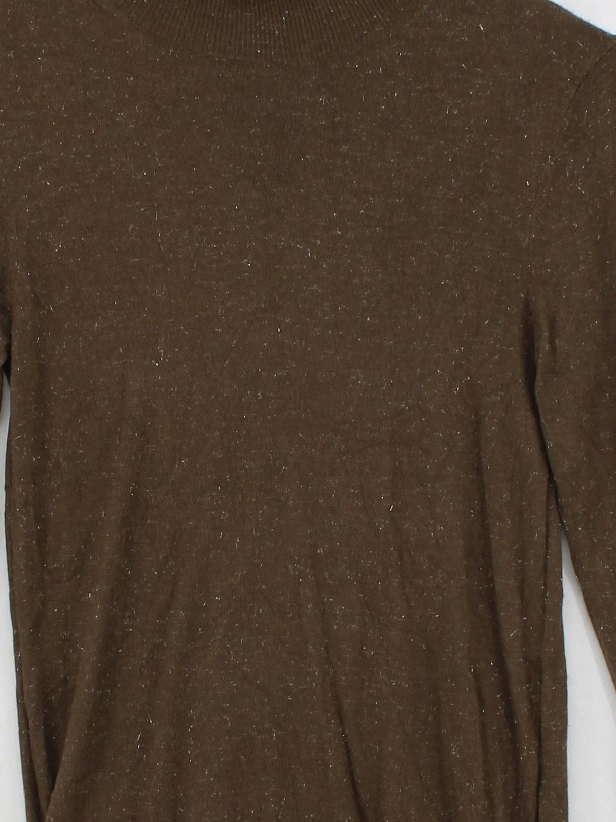 Whistles Women's Jumper UK 8 Brown 100% Other Roll Neck Pullover - Image 3