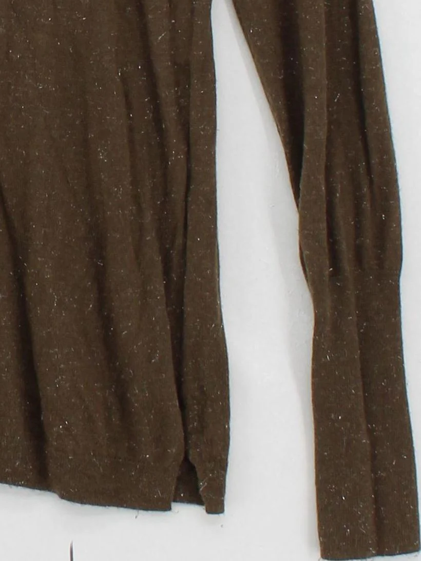 Whistles Women's Jumper UK 8 Brown 100% Other Roll Neck Pullover - Image 4
