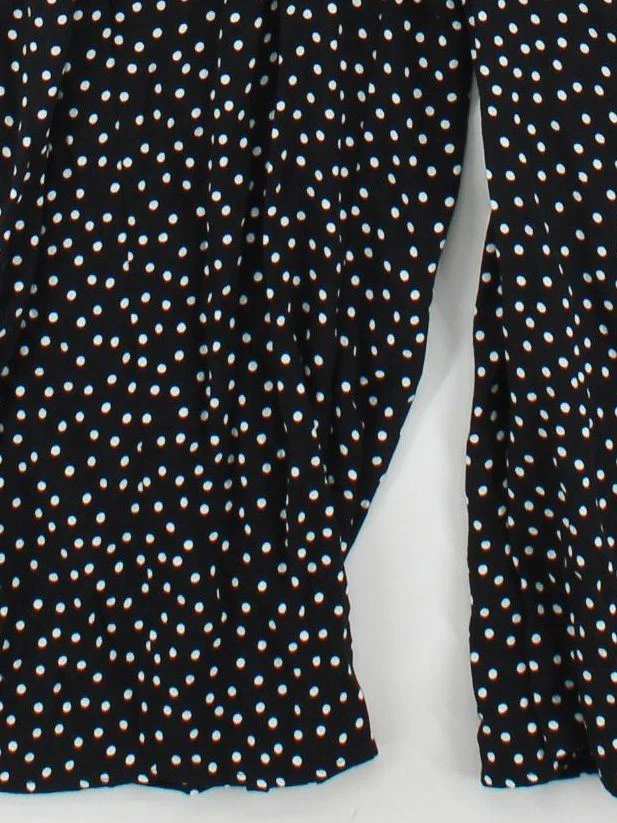 Whistles Women's Jumpsuit M Black Polkadot 100% Other Wide-Leg Jumpsuit - Image 4