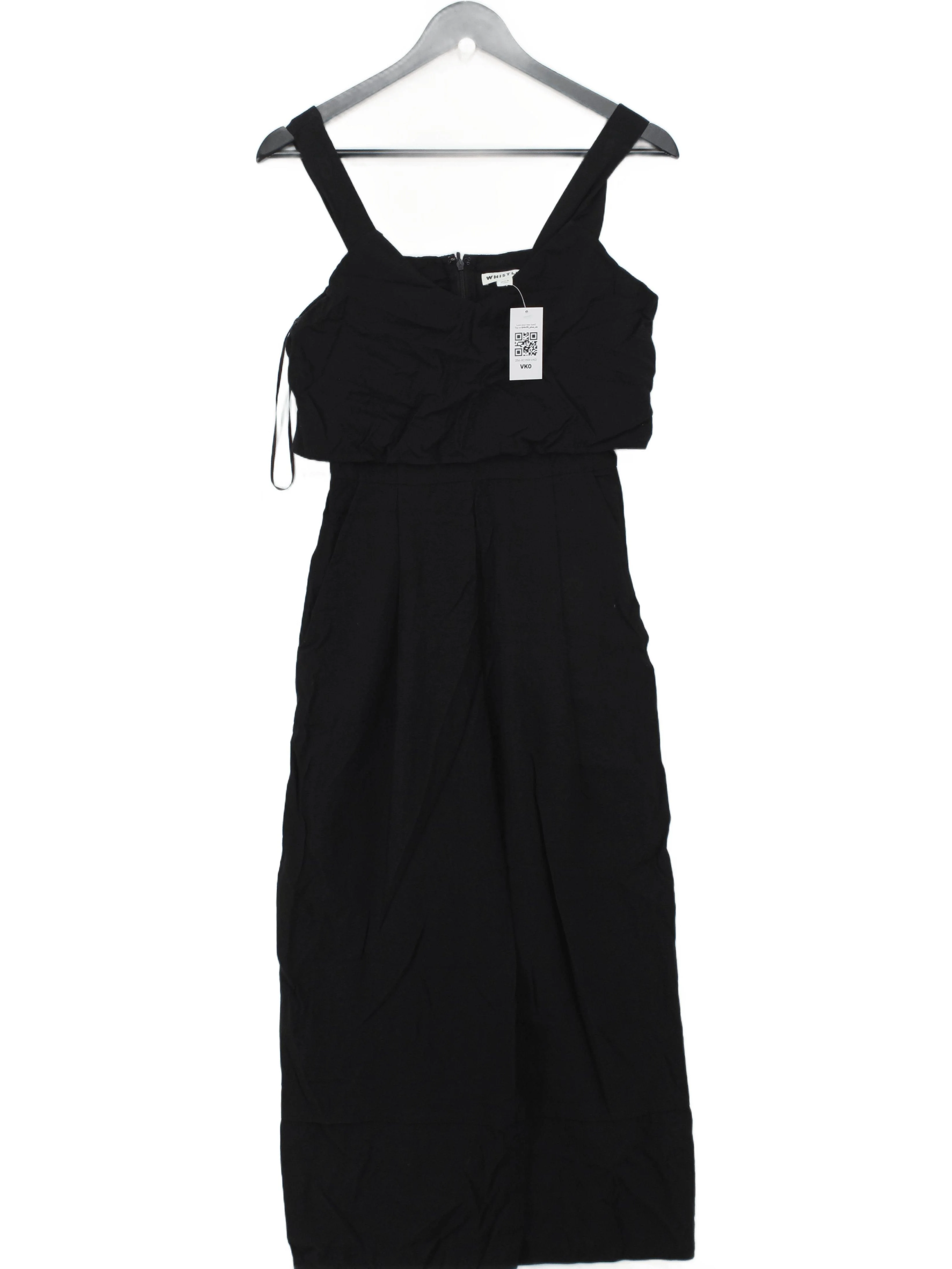 Whistles Women's Jumpsuit S Black 100% Other Wide-Leg Jumpsuit