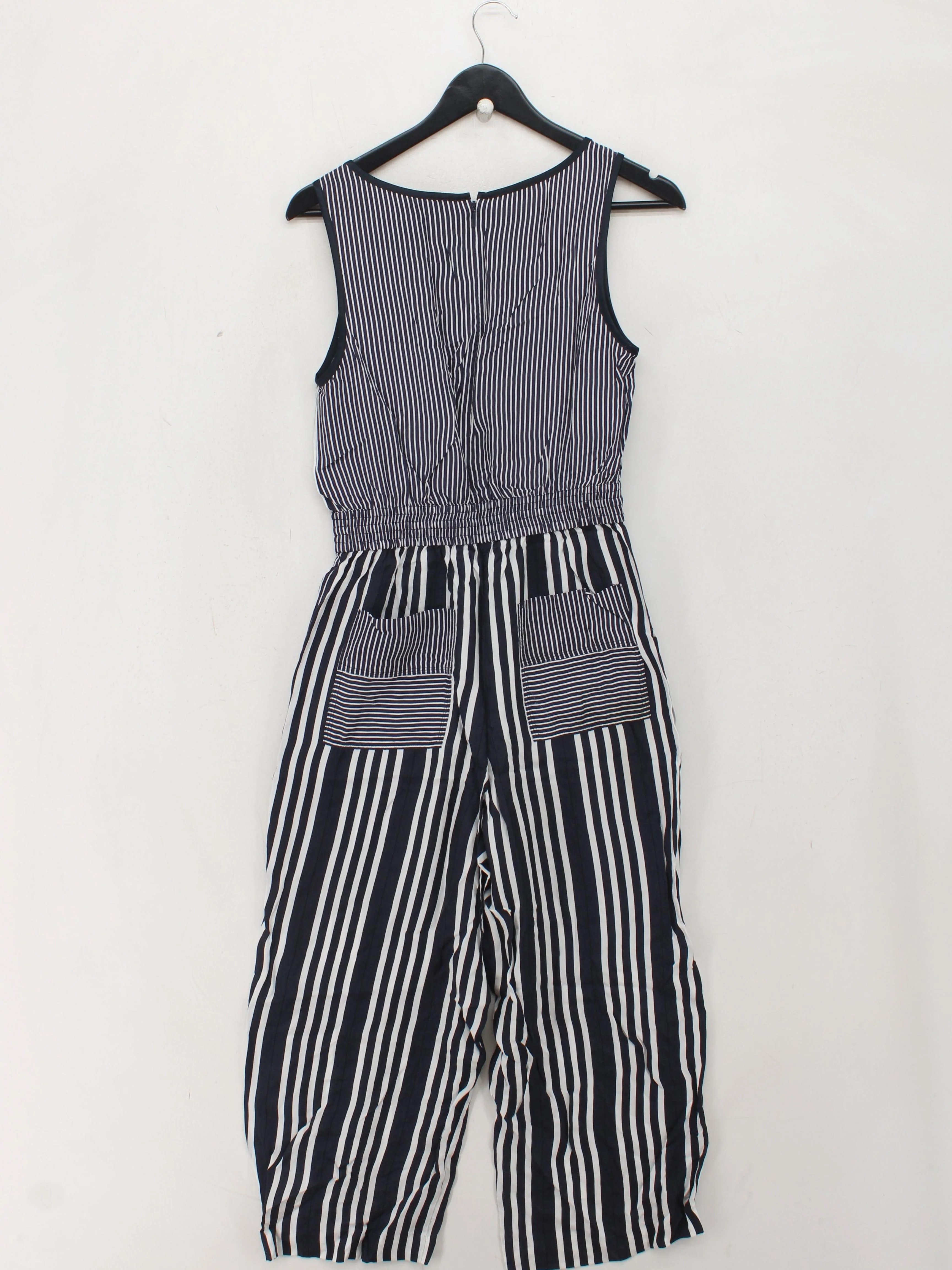 Whistles Women's Jumpsuit S Multi Striped 100% Other Wide-Leg Jumpsuit - Image 2