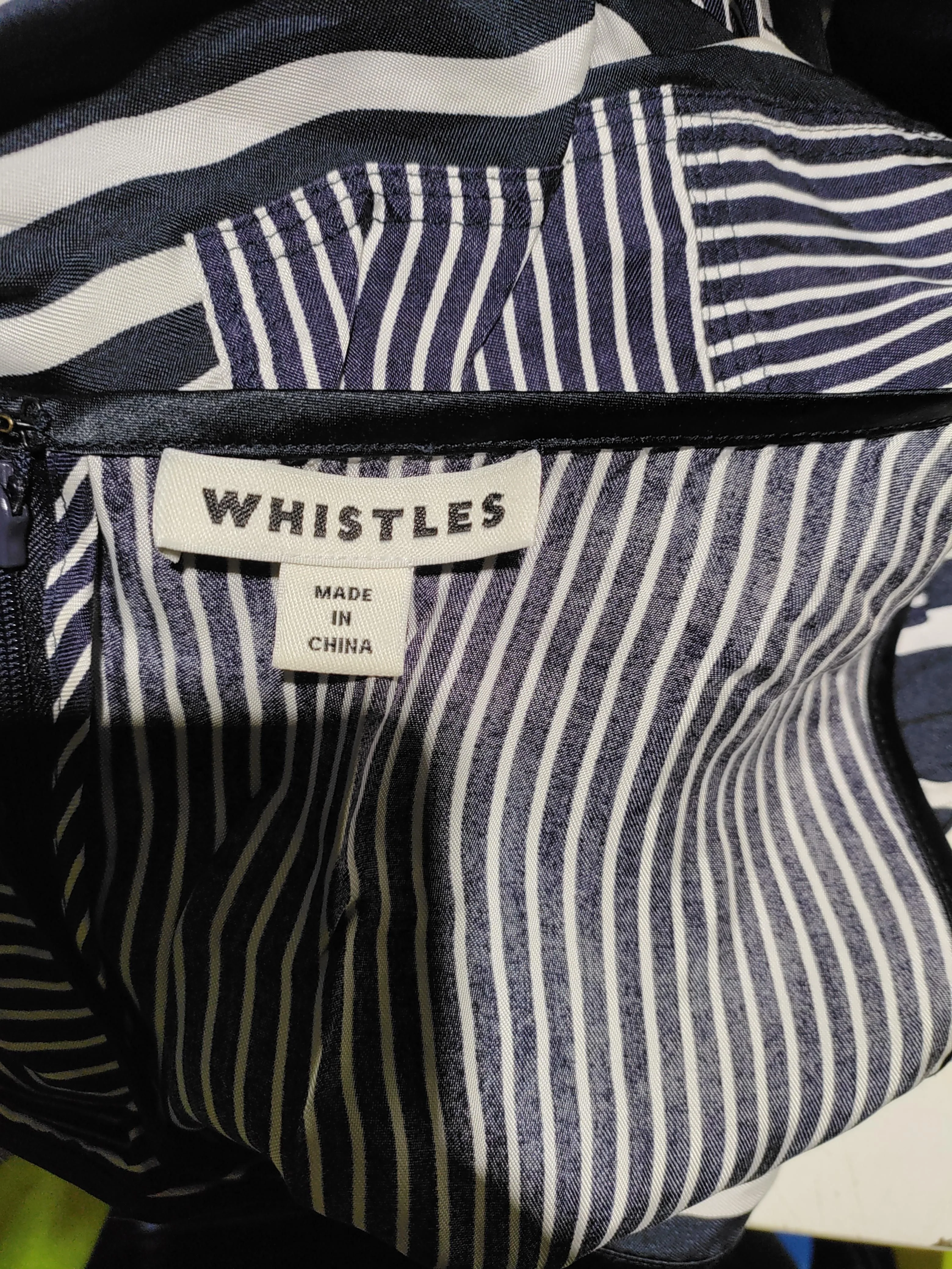 Whistles Women's Jumpsuit S Multi Striped 100% Other Wide-Leg Jumpsuit - Image 5