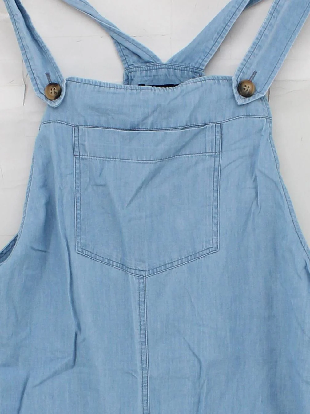Whistles Women's Jumpsuit UK 10 Blue 100% Cotton Wide-Leg Jumpsuit - Image 3