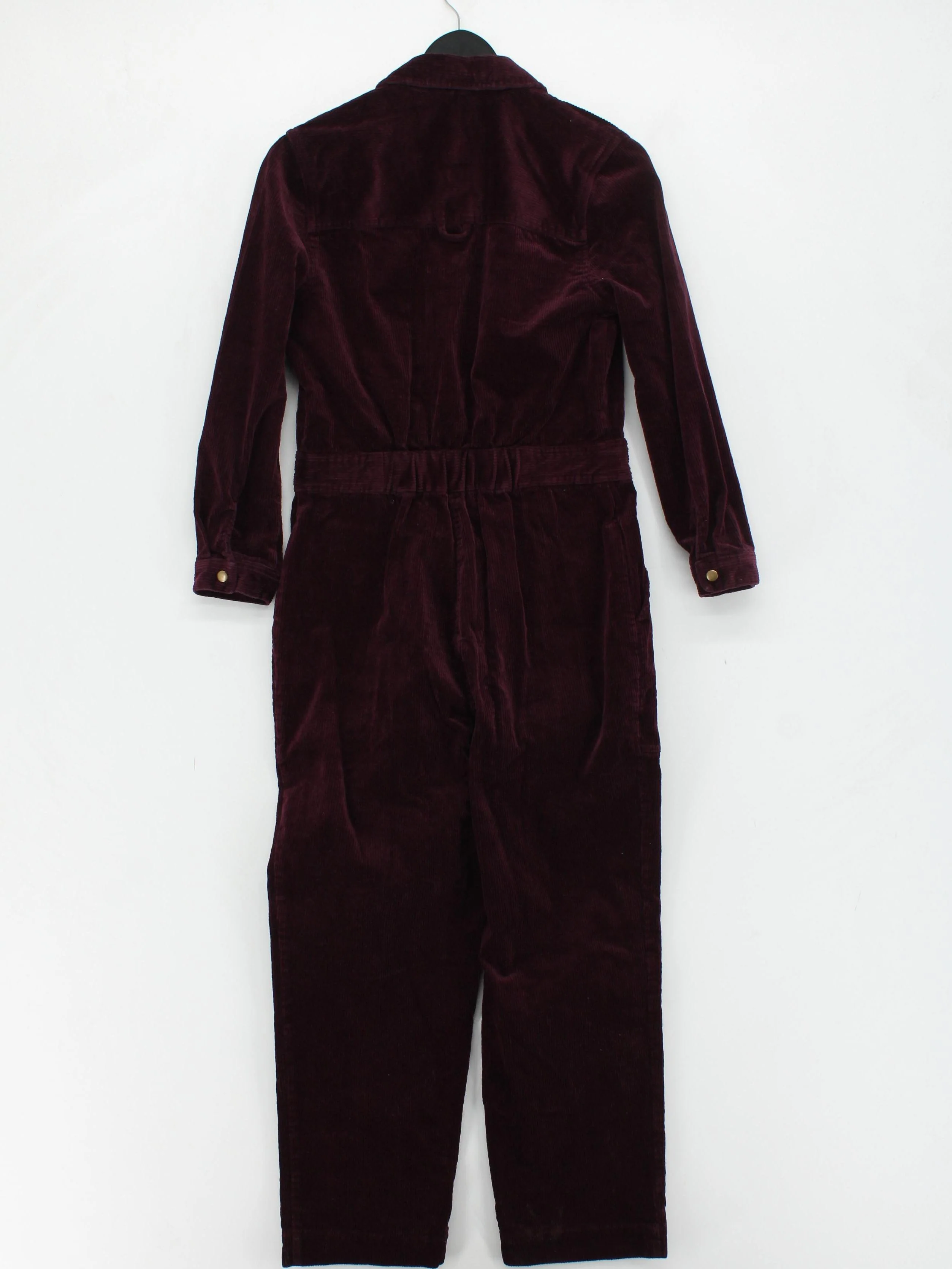 Whistles Women's Jumpsuit UK 10 Red Cotton with Elastane Straight Jumpsuit - Image 2